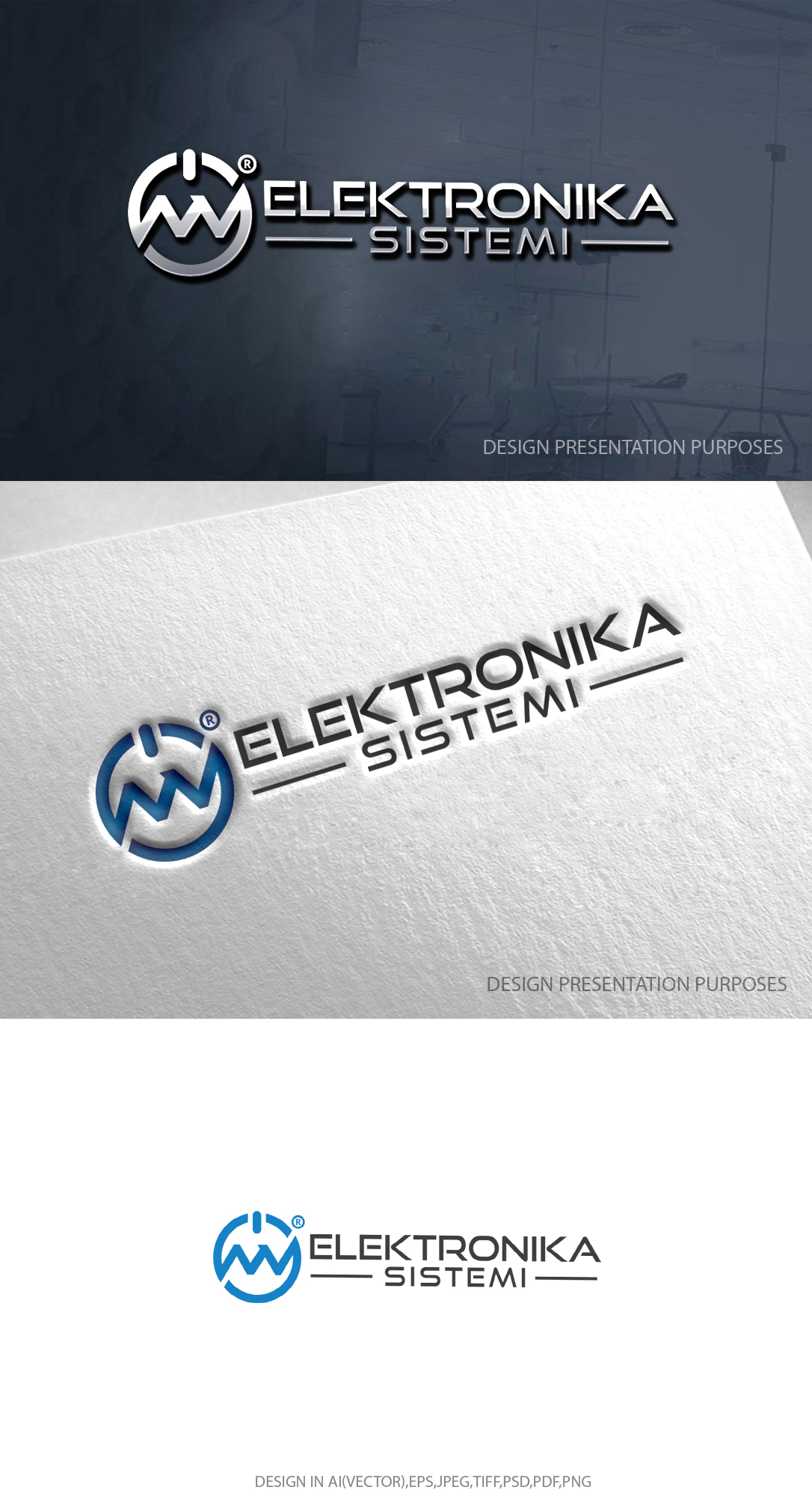 Diseño de Logo por zebronicgraphic para MV ELEKTRONIKA SISTEMI d.o.o. | Diseño #30170348