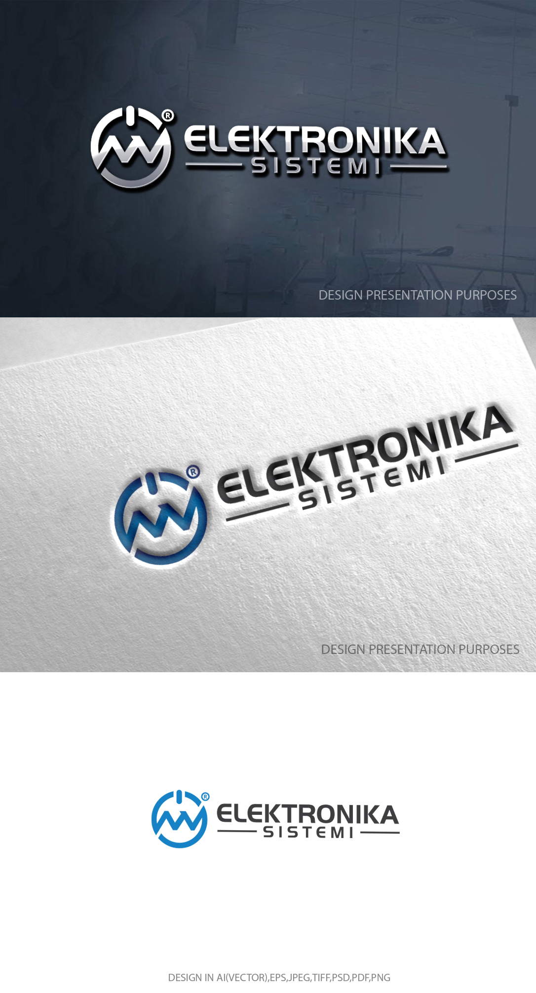 Logo Design by zebronicgraphic for MV ELEKTRONIKA SISTEMI d.o.o. | Design #30173313