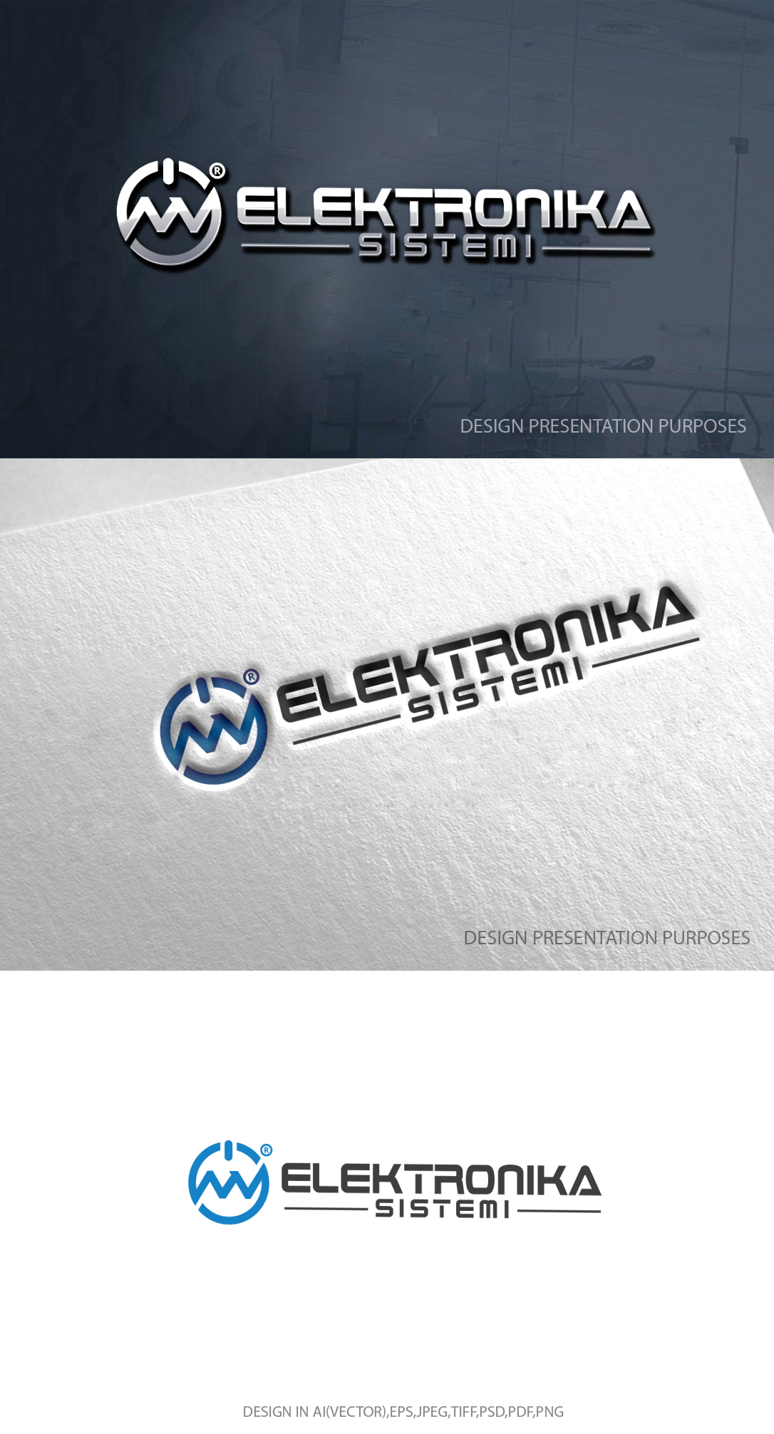 Logo Design by zebronicgraphic for MV ELEKTRONIKA SISTEMI d.o.o. | Design #30173315