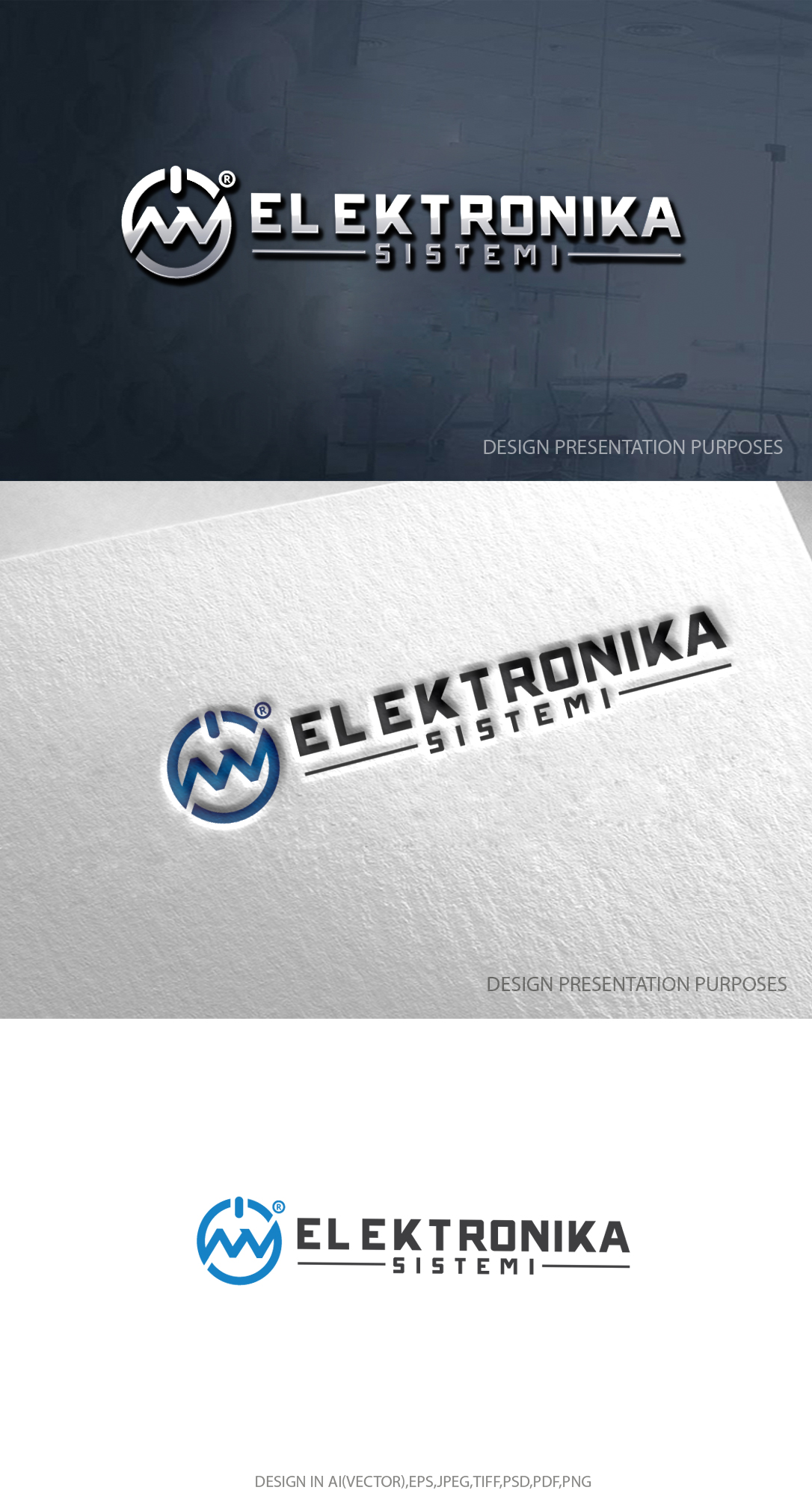 Logo Design by zebronicgraphic for MV ELEKTRONIKA SISTEMI d.o.o. | Design #30173316