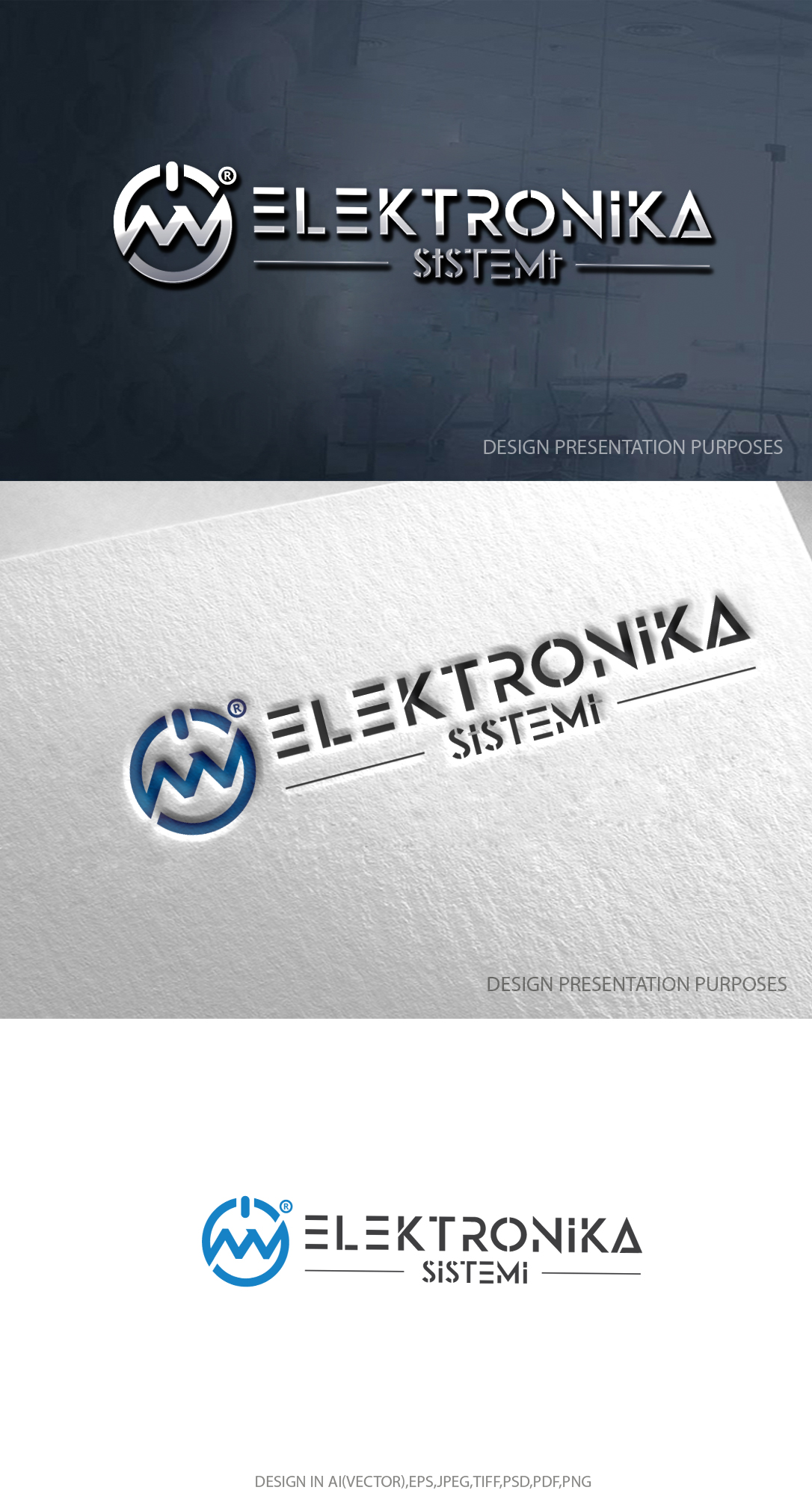 Logo Design by zebronicgraphic for MV ELEKTRONIKA SISTEMI d.o.o. | Design #30173481