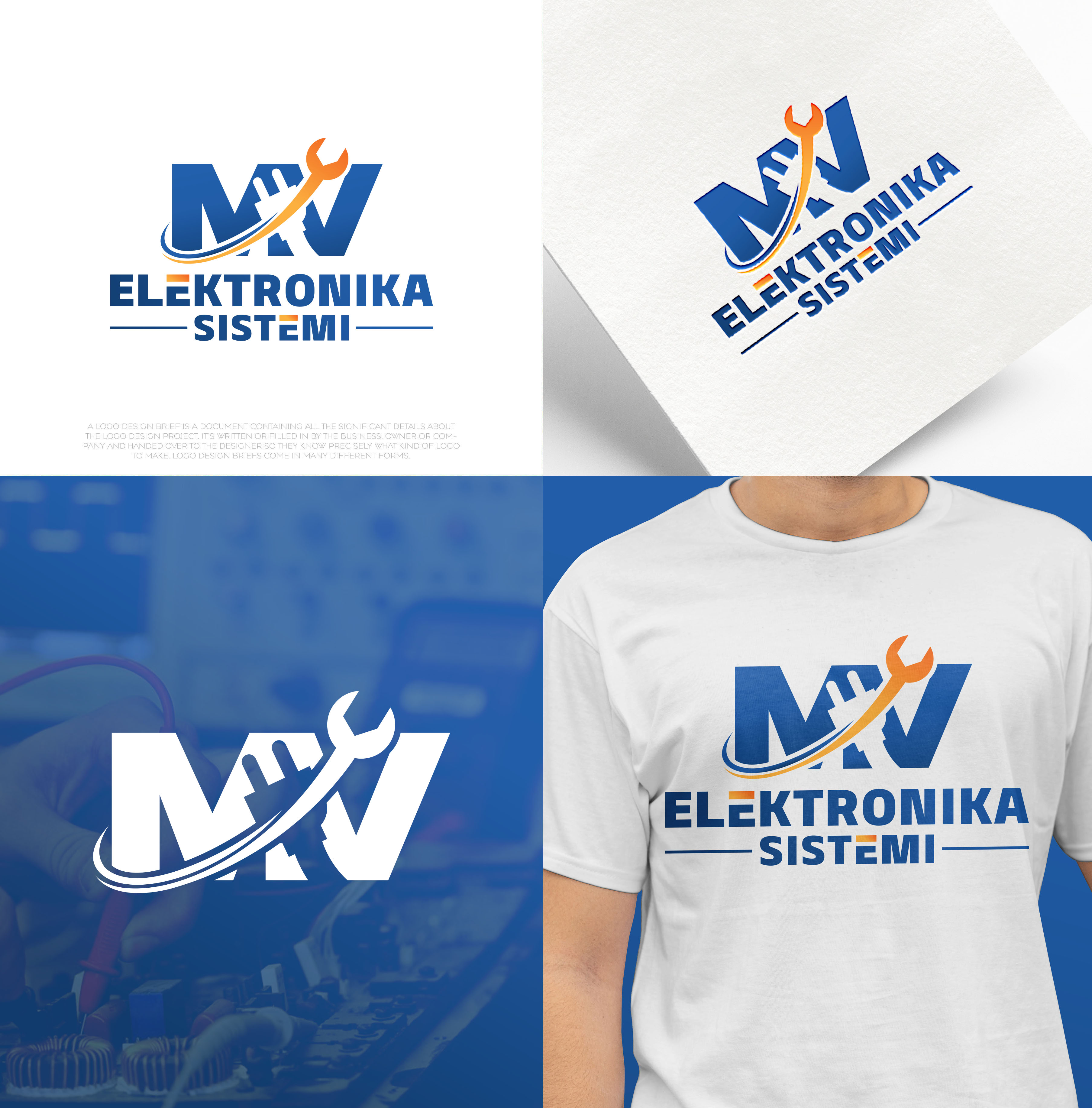 Logo Design by aexoagency for MV ELEKTRONIKA SISTEMI d.o.o. | Design #30167590