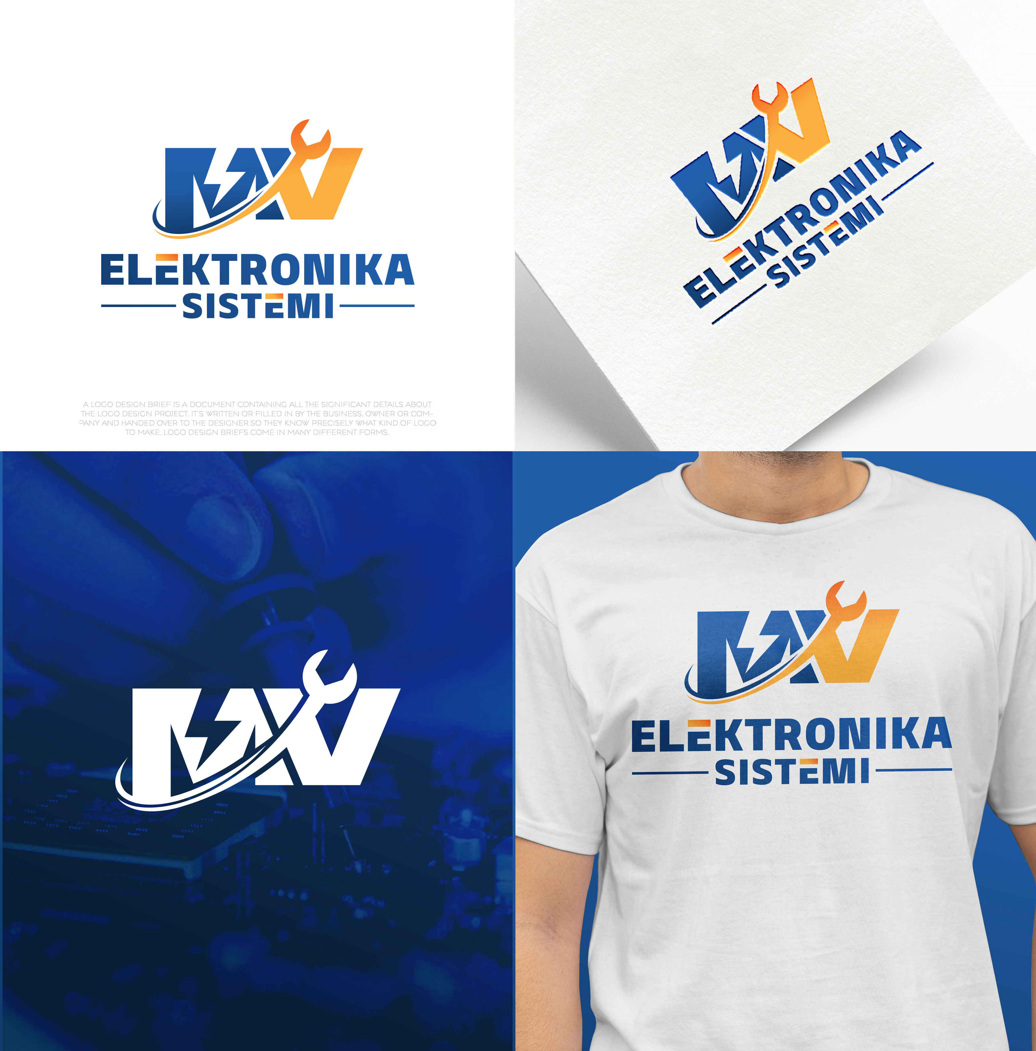 Logo Design by aexoagency for MV ELEKTRONIKA SISTEMI d.o.o. | Design #30167989