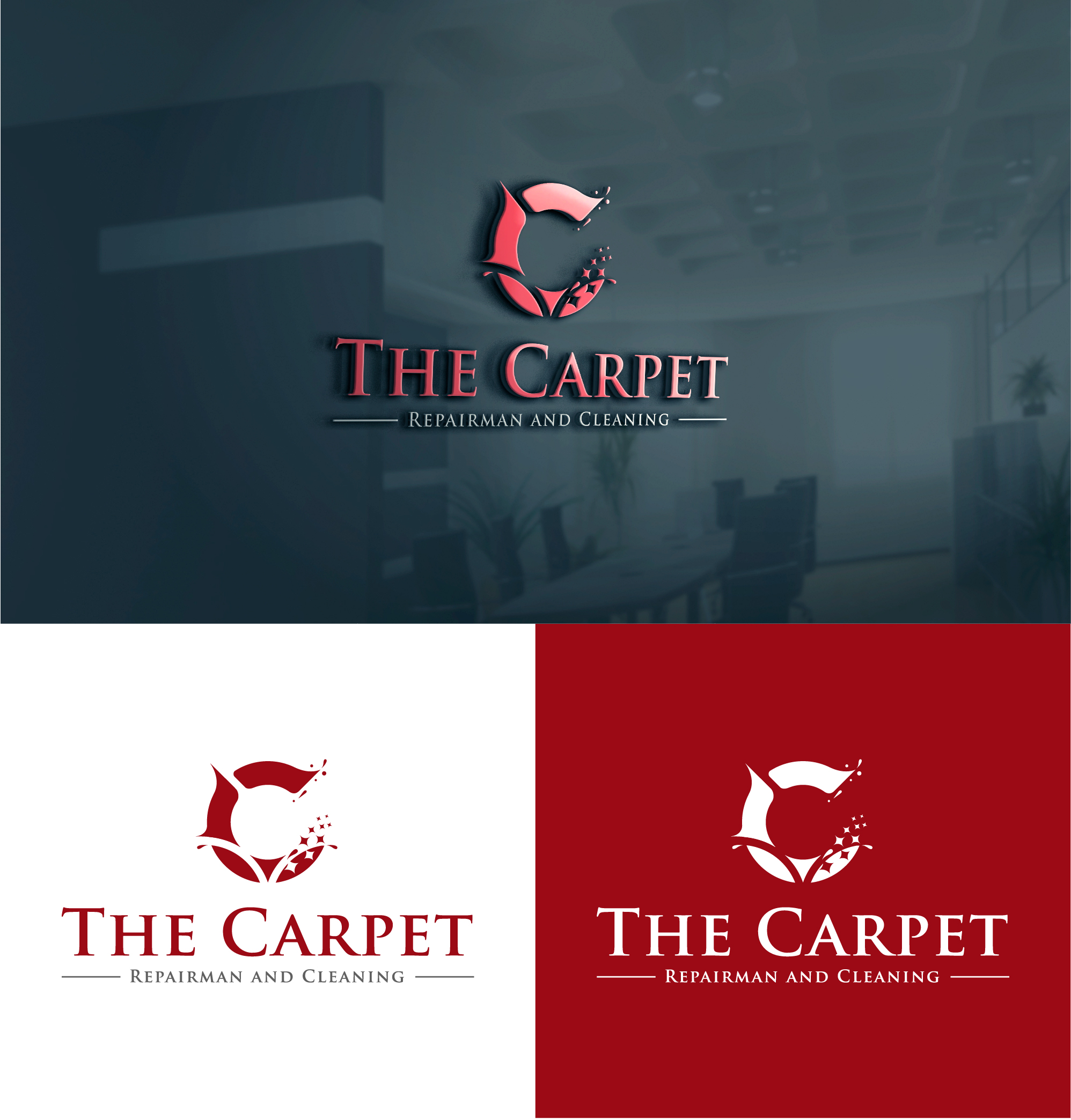 Logo Design by RKsharma for The Carpet Repairman and Cleaning | Design #30168617