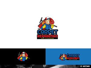 Logo Design by ARTMD for The Carpet Repairman and Cleaning | Design: #30167442
