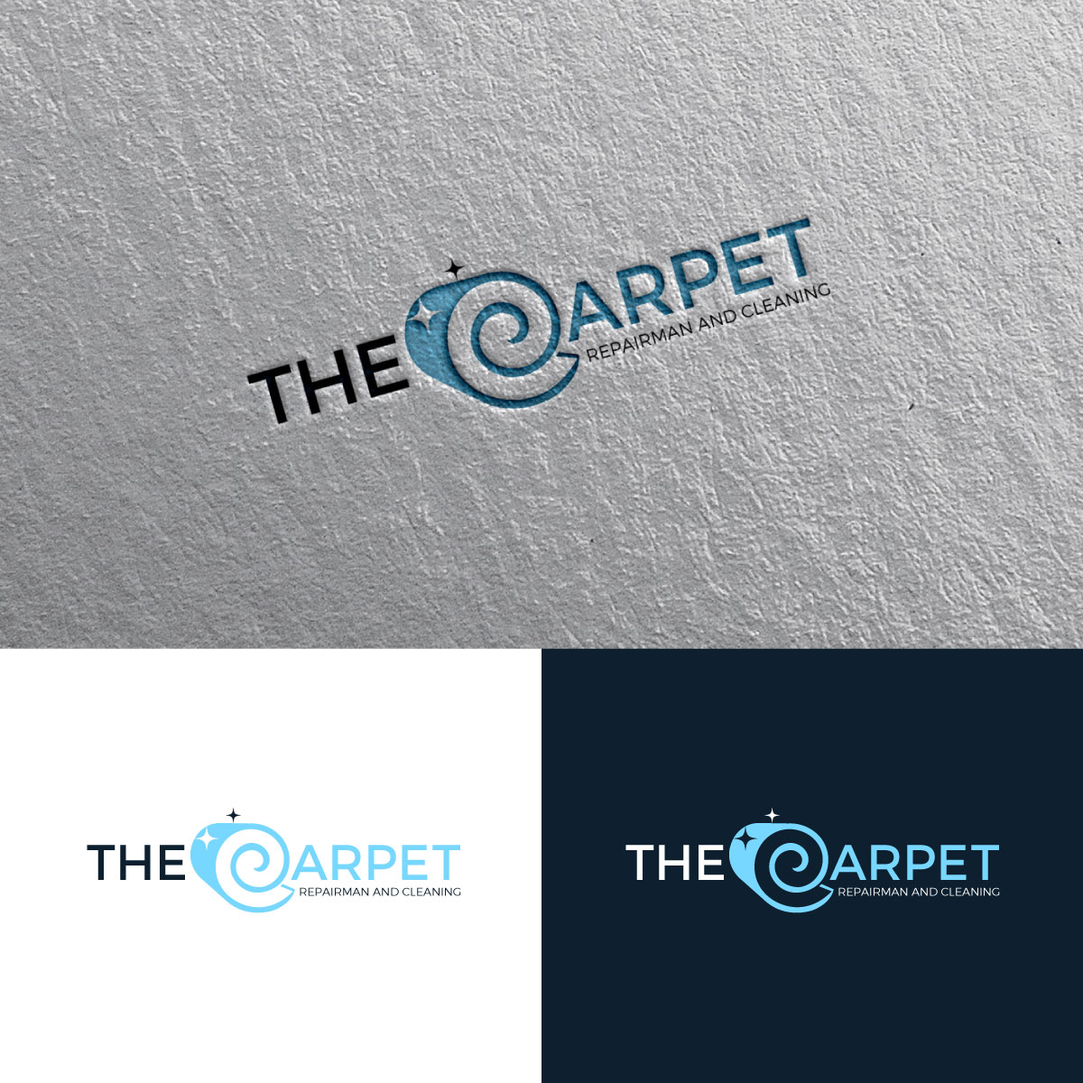 Logo Design by chris Ray for The Carpet Repairman and Cleaning | Design #30168335