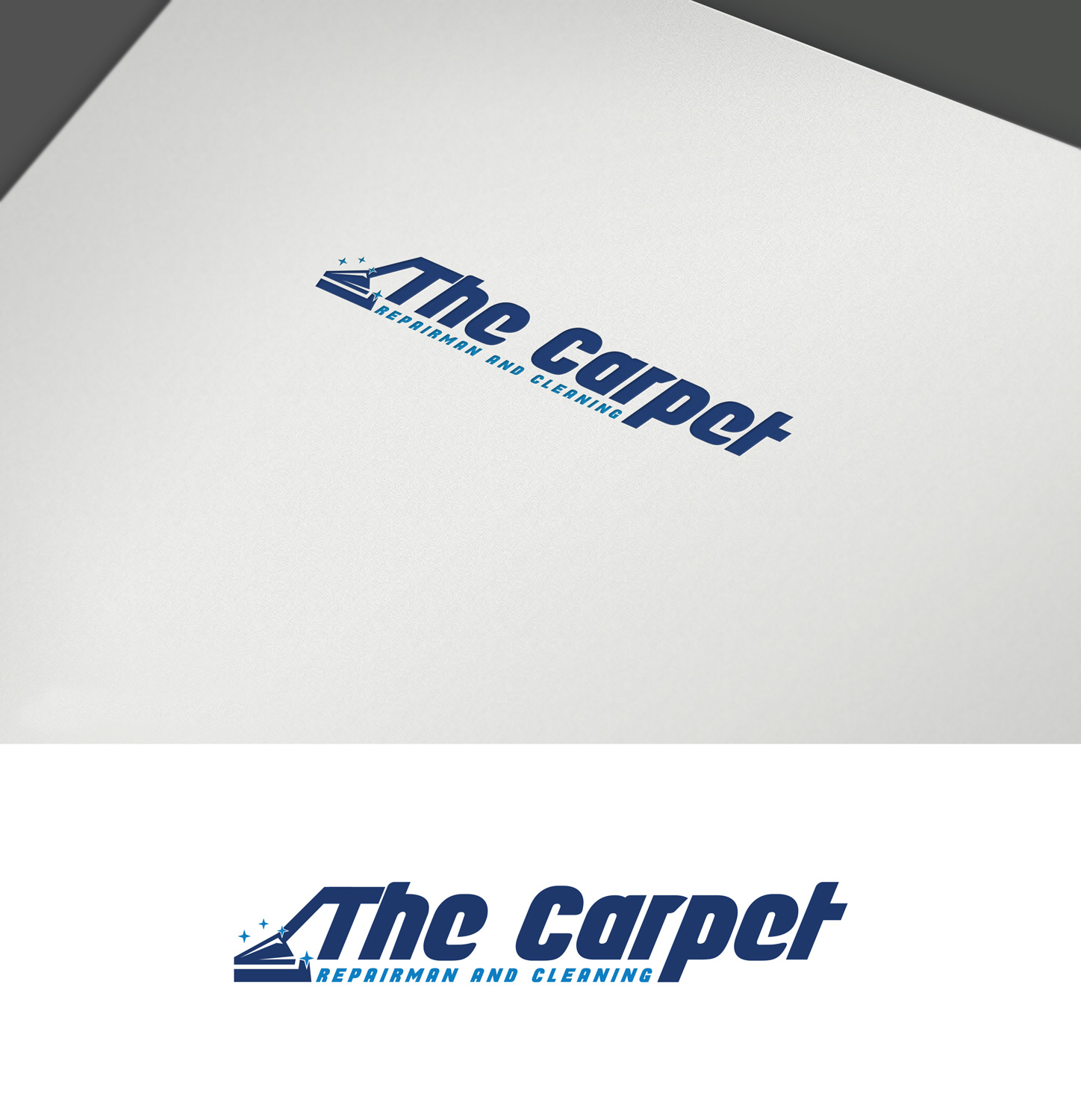 Logo Design by Impressive Sol for The Carpet Repairman and Cleaning | Design #30169562