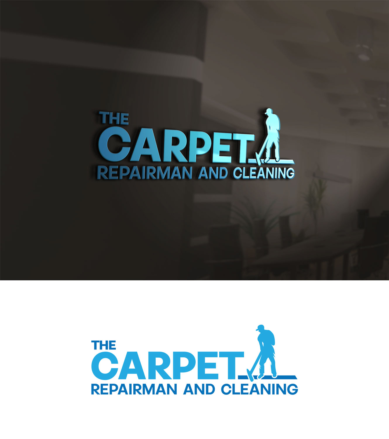 Logo Design by Impressive Solutions for The Carpet Repairman and Cleaning | Design #30169563