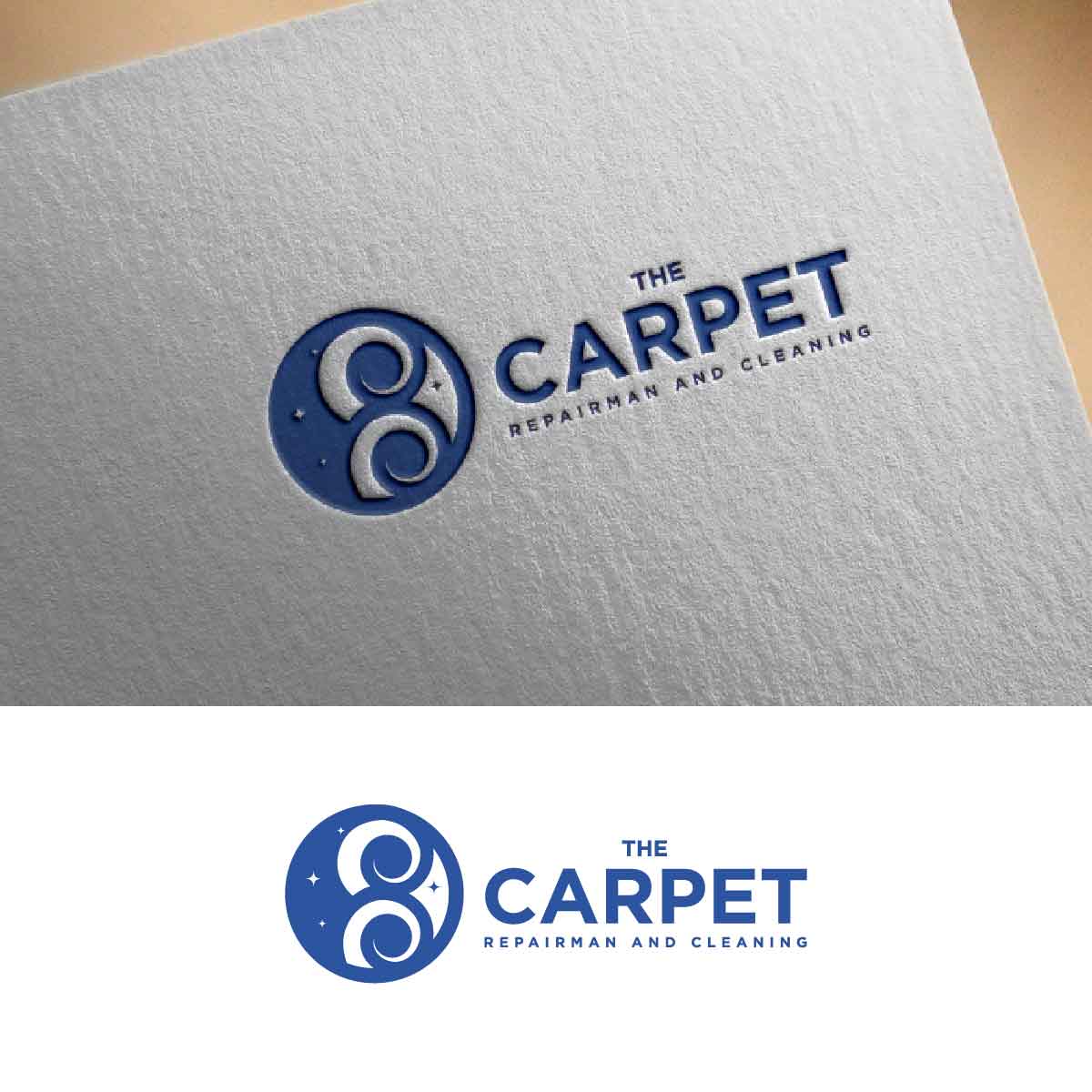 Logo Design by fly  design for The Carpet Repairman and Cleaning | Design #30170568