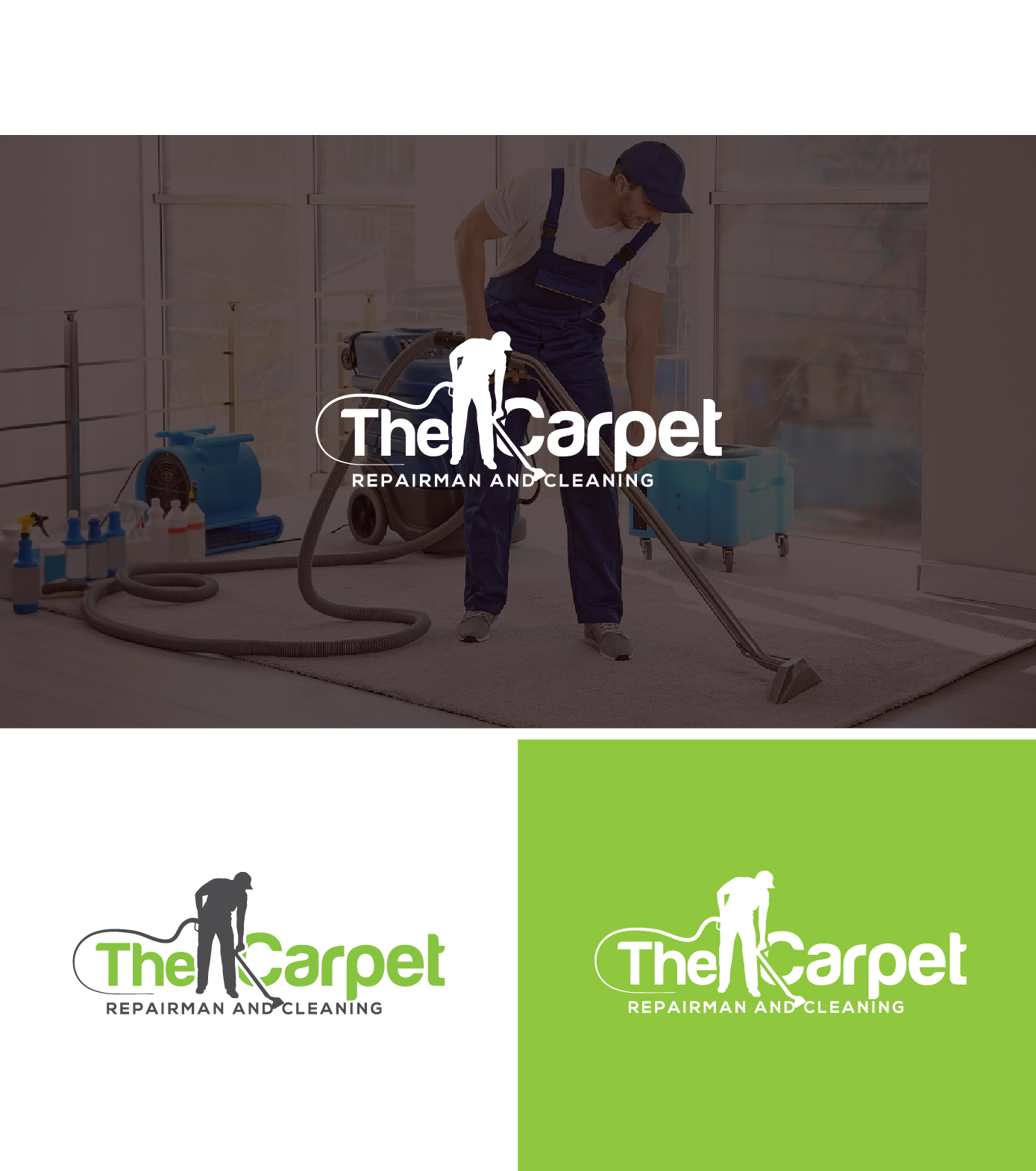 Logo Design by AL-BARAKAH for The Carpet Repairman and Cleaning | Design #30168185