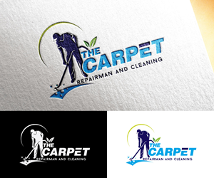 Logo Design by Dot Design 3 for The Carpet Repairman and Cleaning | Design: #30169236
