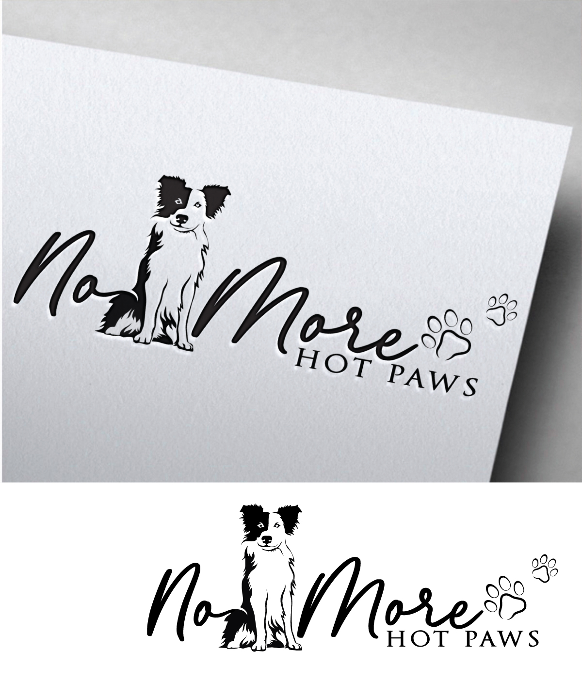Logo Design by Om Namah Shivay for No More Hot Paws | Design #30212807