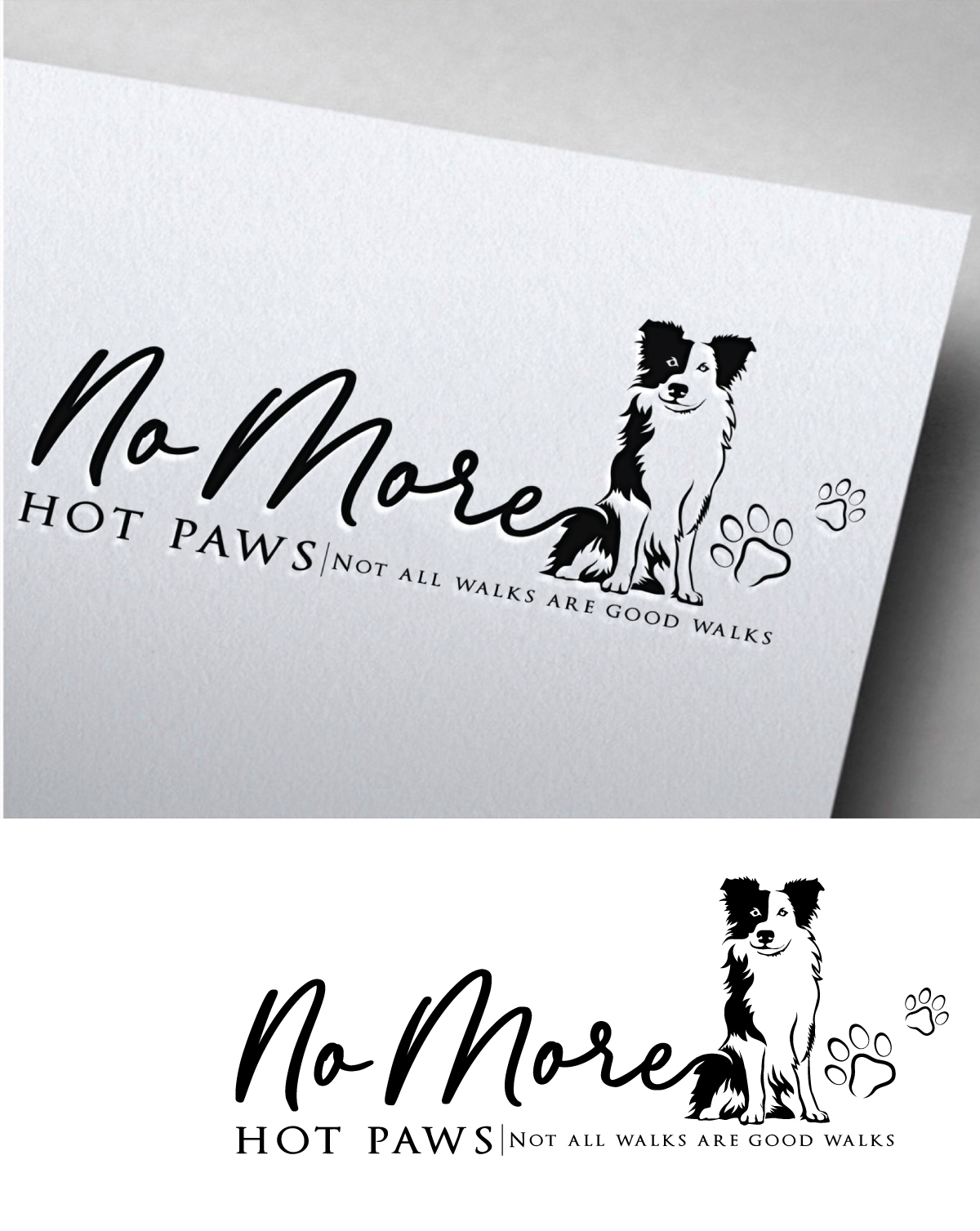 Logo Design by Om Namah Shivay for No More Hot Paws | Design #30226835