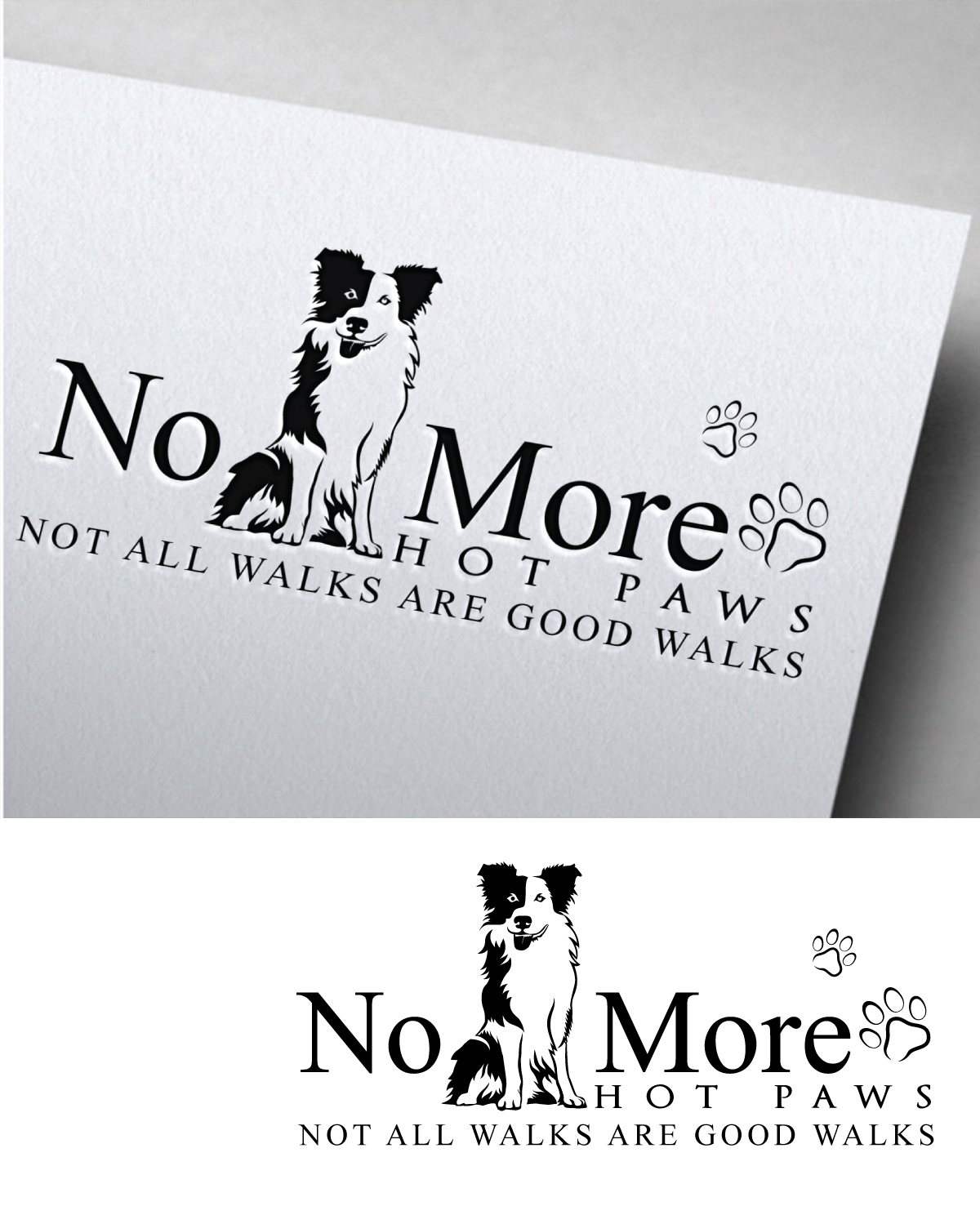 Logo Design by Om Namah Shivay for No More Hot Paws | Design #30226836