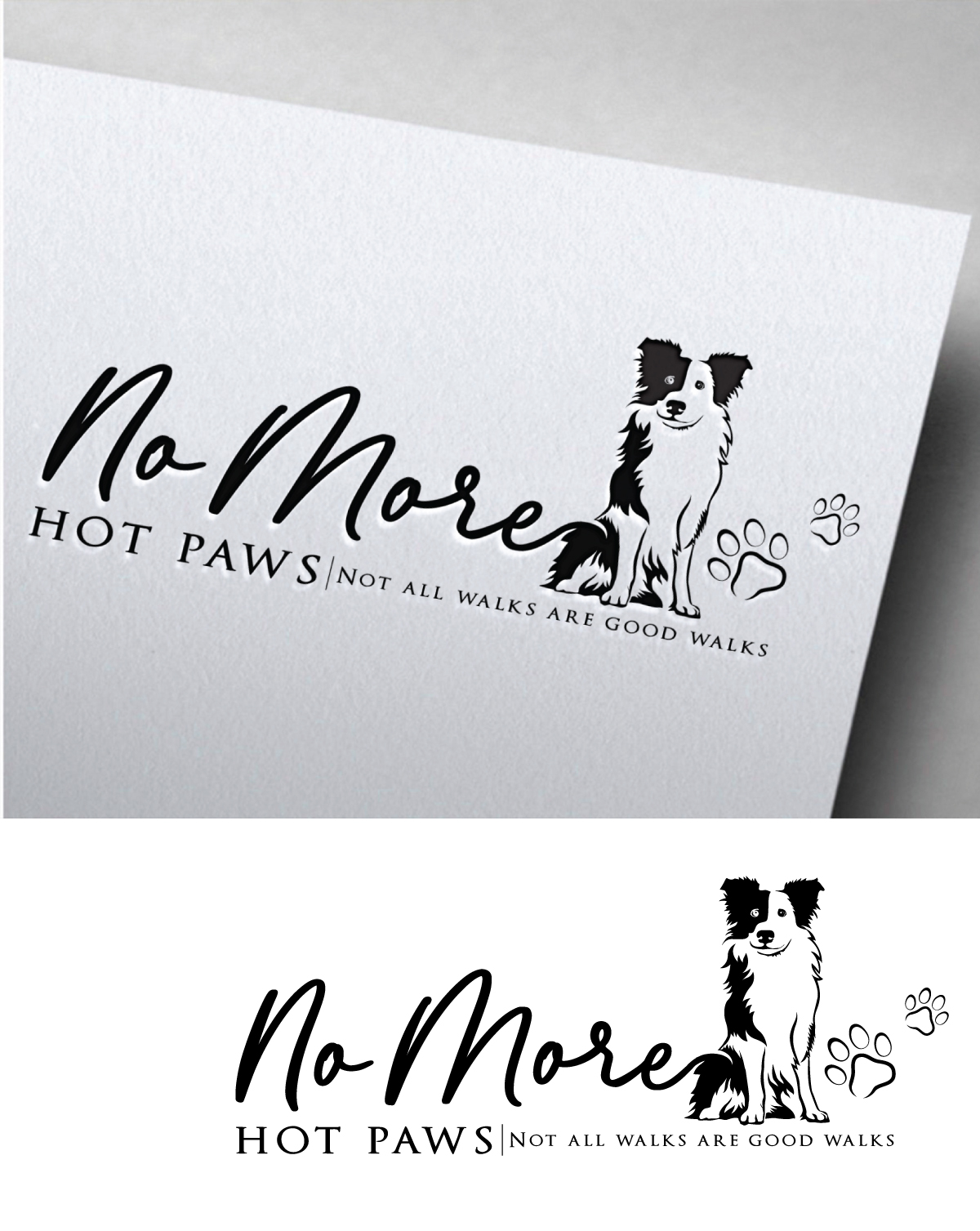 Logo Design by Om Namah Shivay for No More Hot Paws | Design #30240385