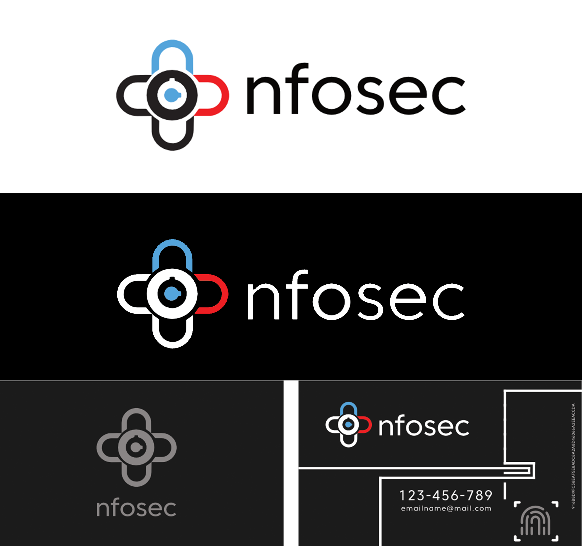 Logo Design by logo.ski for nfosec GmbH | Design #30195696
