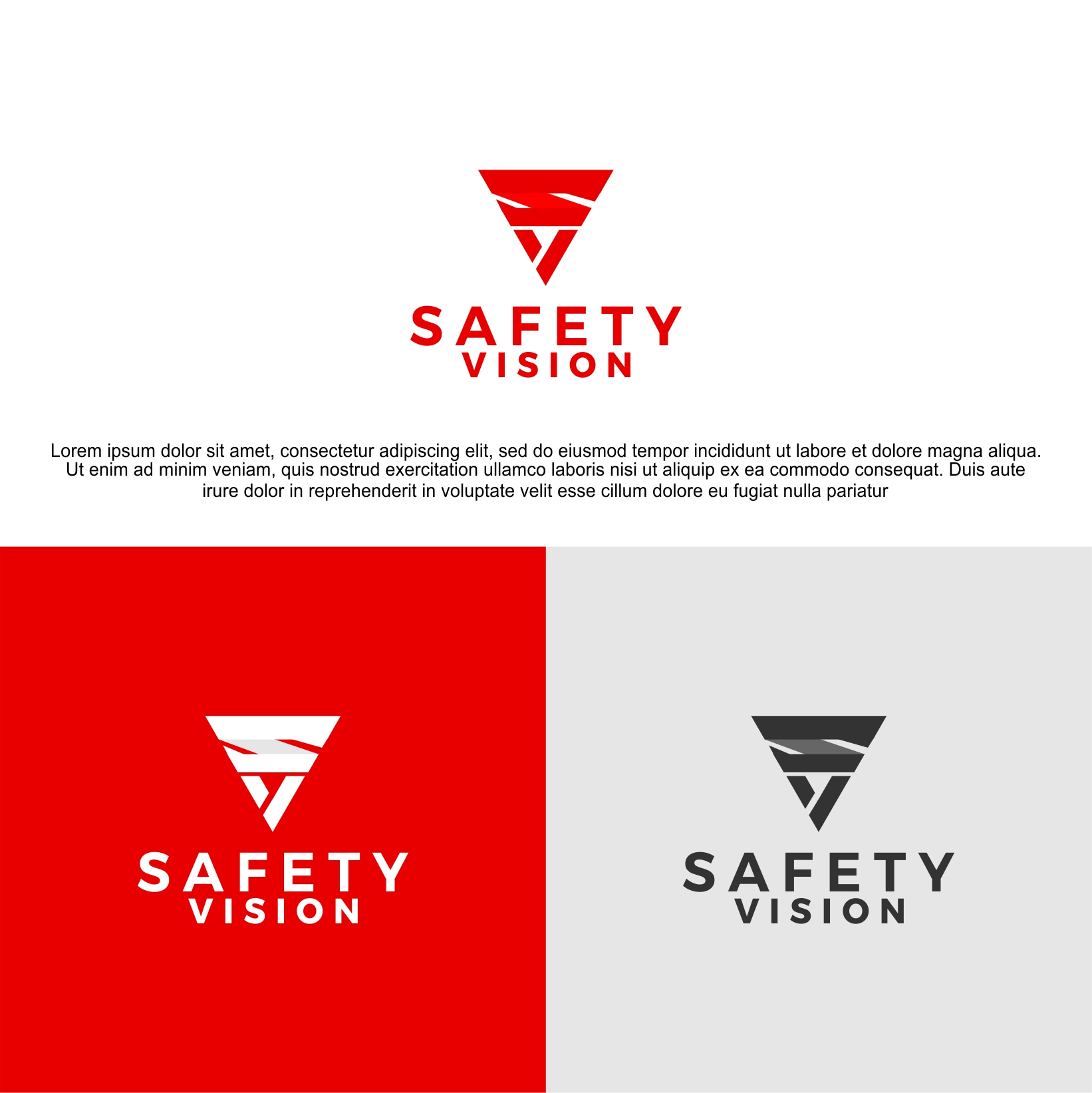 Logo Design by DesiGiNe for SafetyVision BV | Design #30215527
