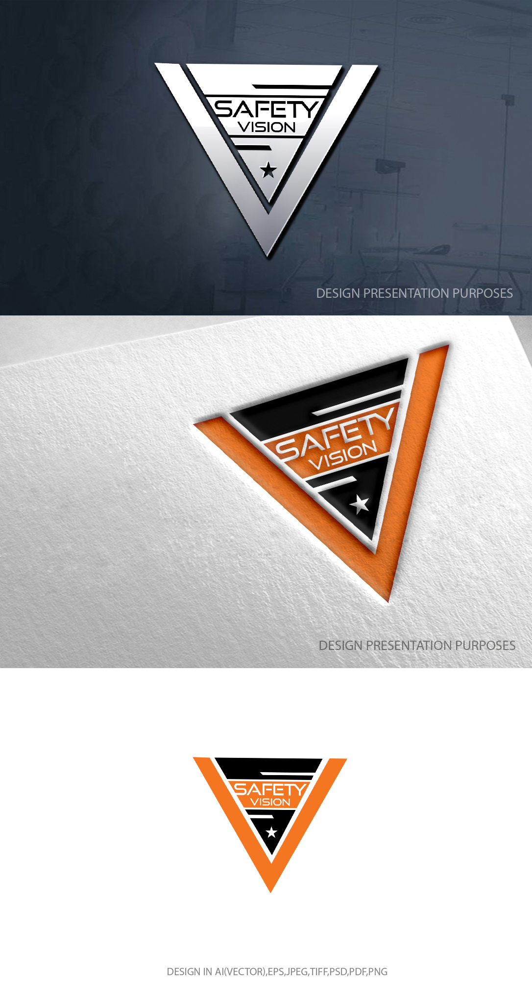 Logo Design by zebronicgraphic for SafetyVision BV | Design #30175887