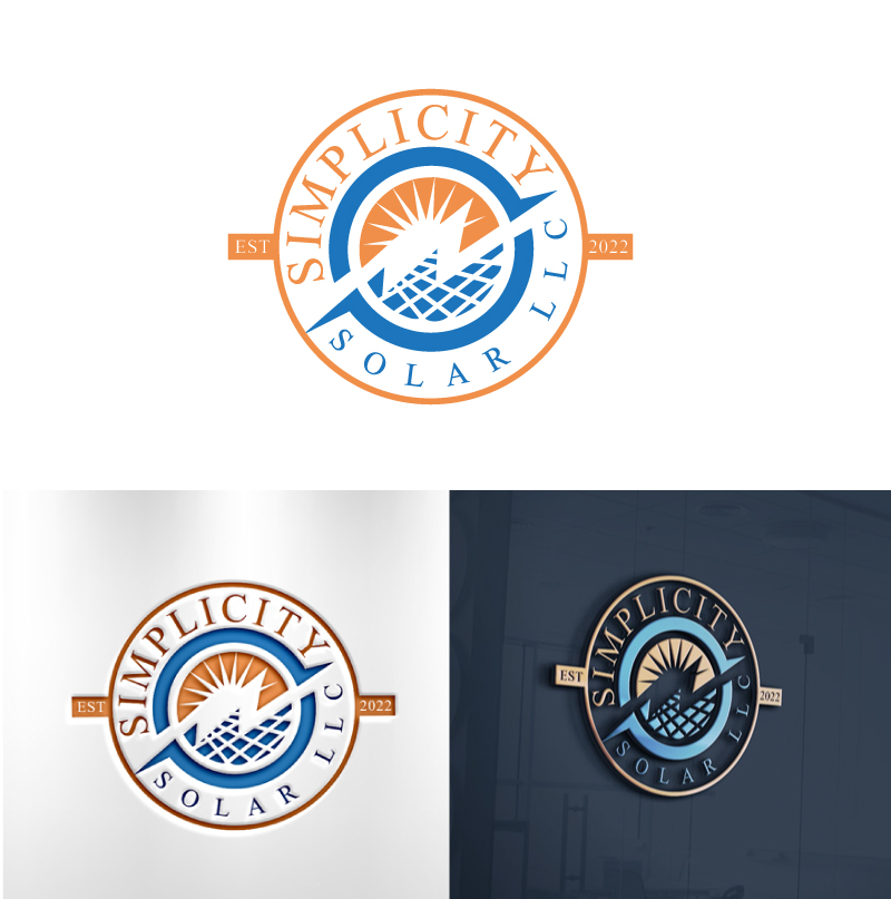 Logo Design by Cliping_path for Simplicity Solar llc | Design #30189883