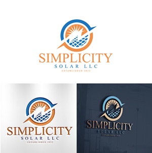 Logo Design by Cliping_path for Simplicity Solar llc | Design: #30189895