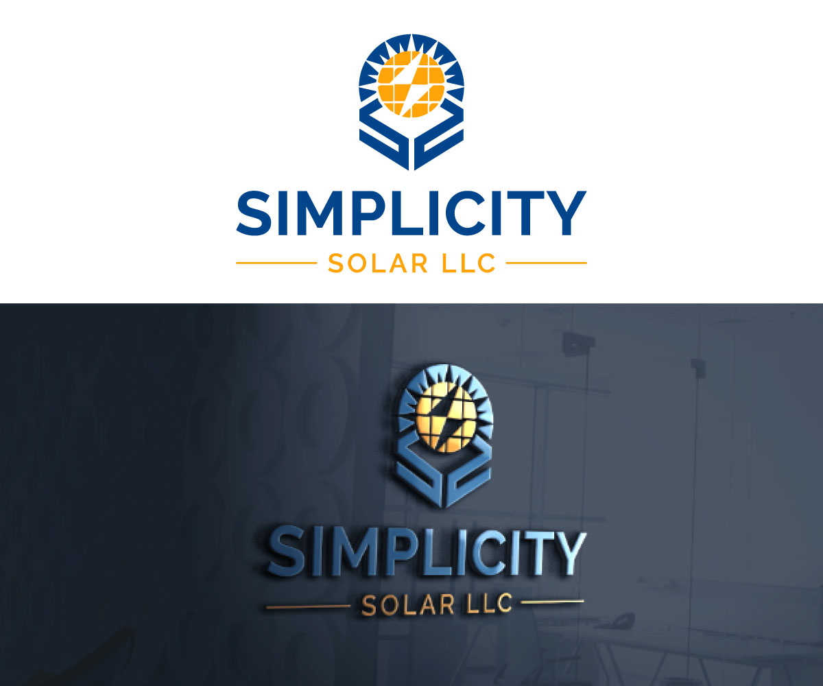 Logo Design by Danial07 for Simplicity Solar llc | Design #30190106