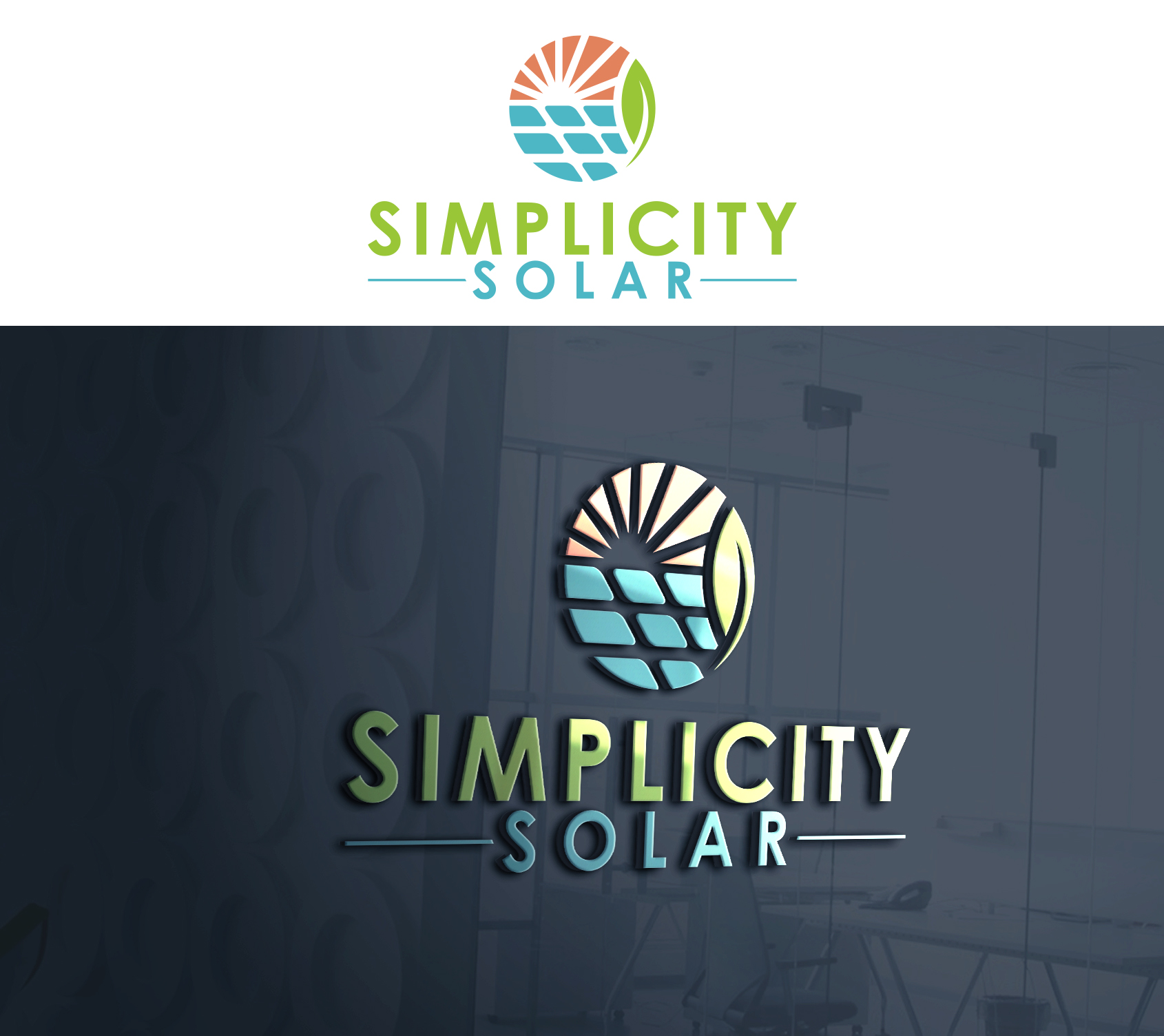 Logo Design by Peak design for Simplicity Solar llc | Design #30179108
