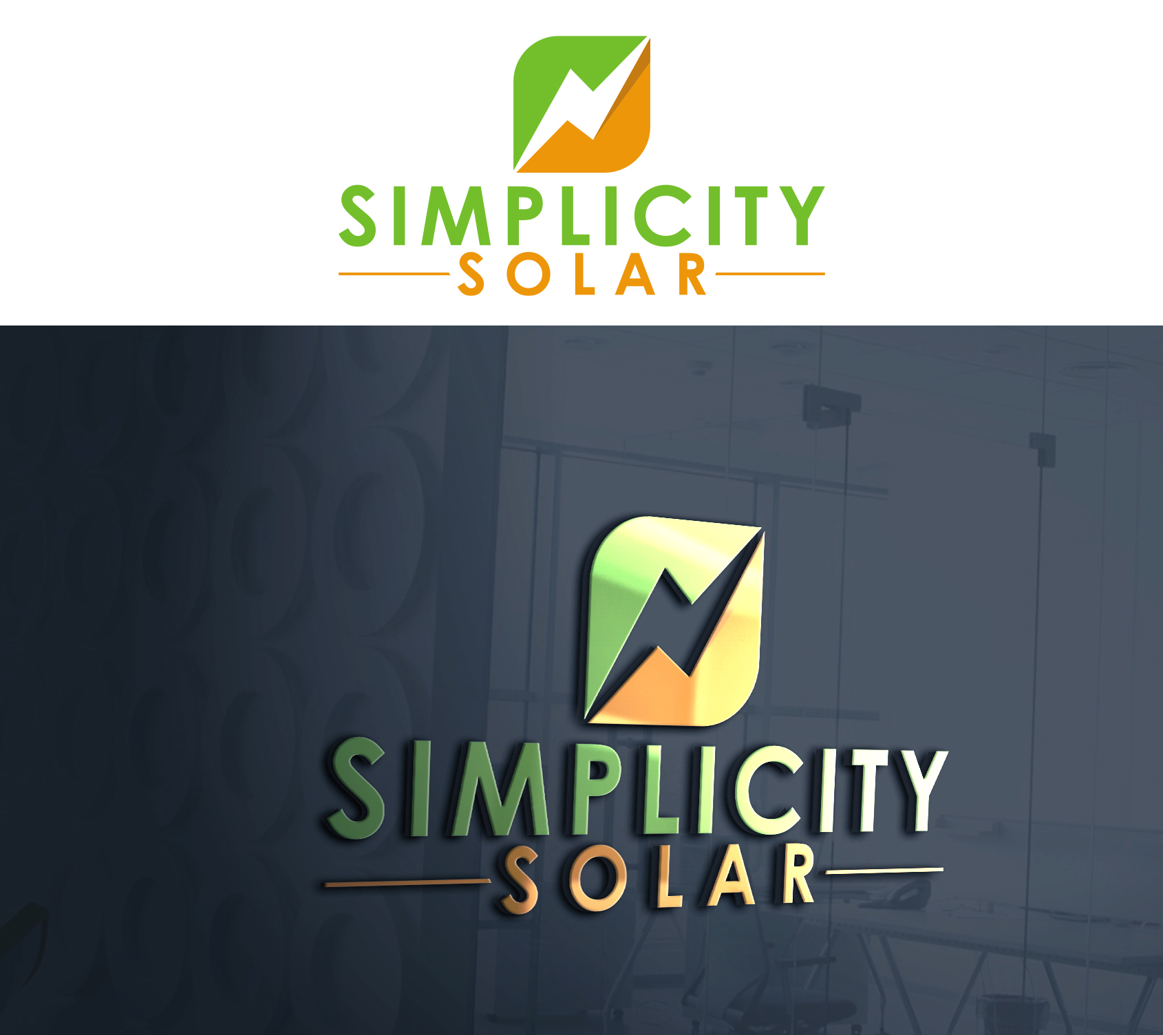 Logo Design by Peak design for Simplicity Solar llc | Design #30179121