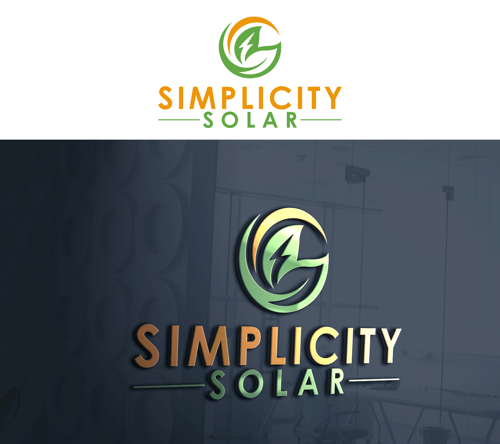 Logo Design by Peak design for Simplicity Solar llc | Design #30179122