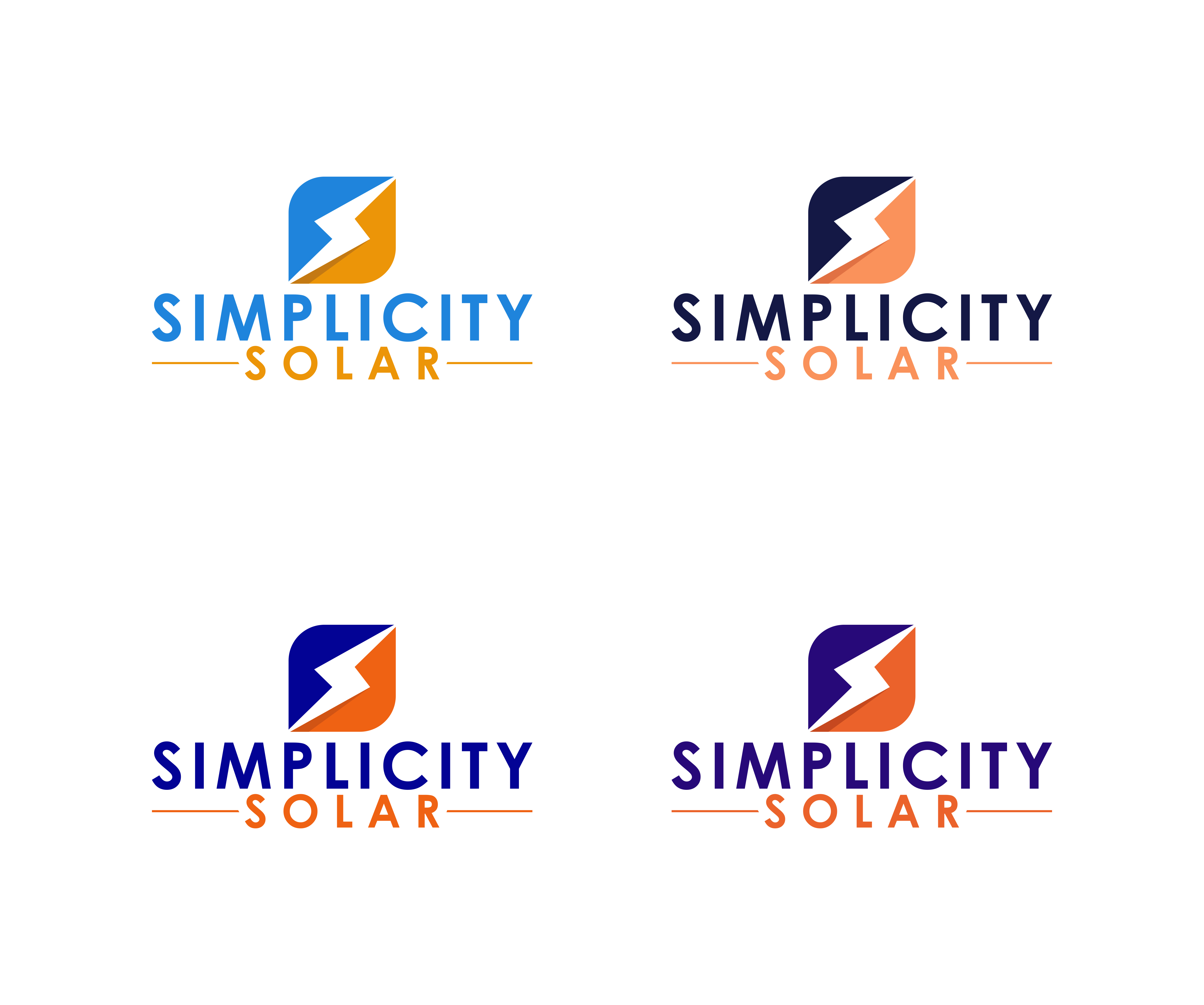 Logo Design by Peak design for Simplicity Solar llc | Design #30179227