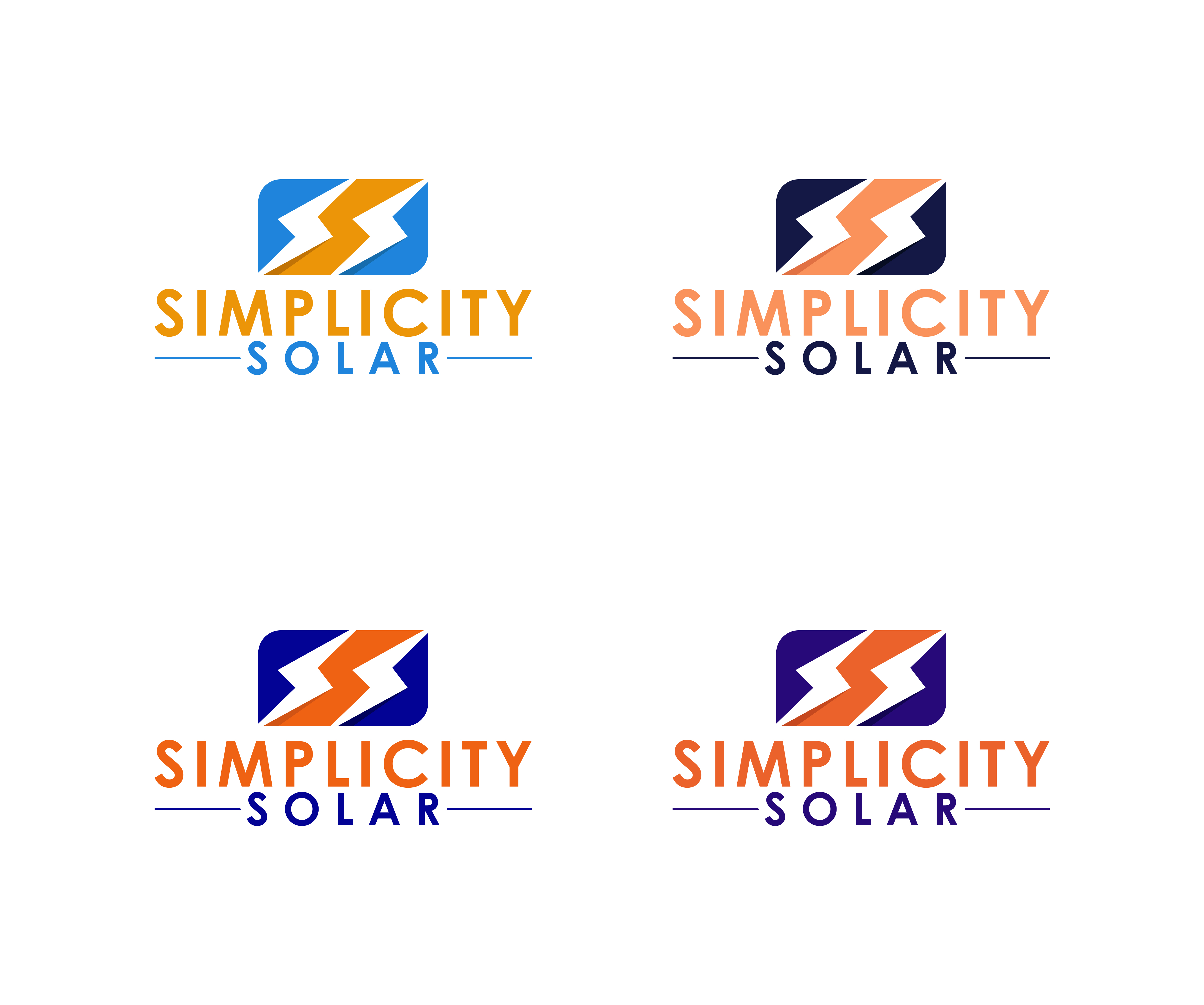 Logo Design by Peak design for Simplicity Solar llc | Design #30179229