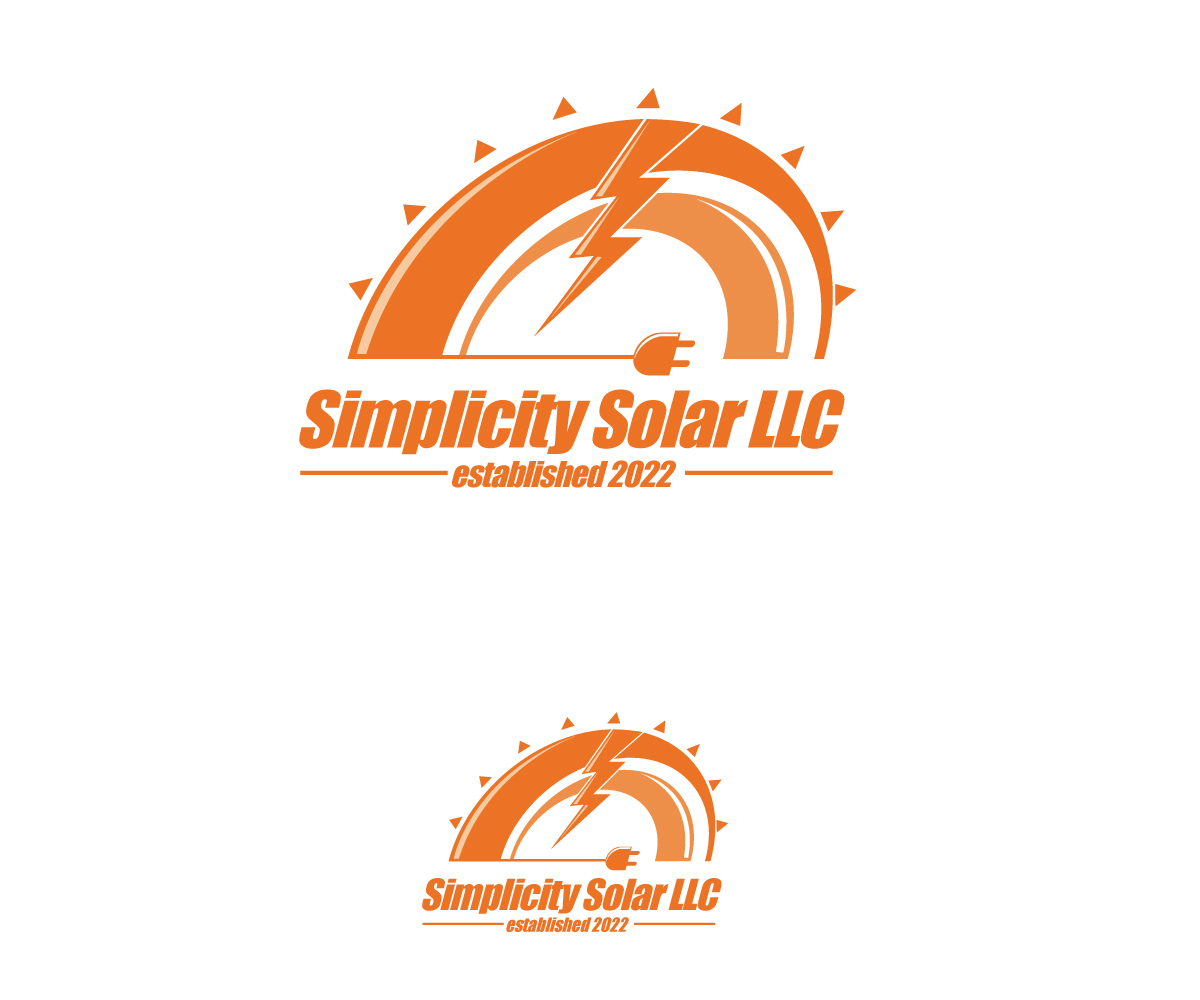 Logo Design by Paint-Tools for Simplicity Solar llc | Design #30183452