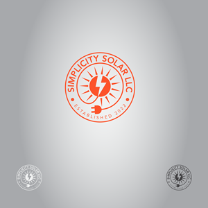 Logo Design by M Art & Design for Simplicity Solar llc | Design: #30188895
