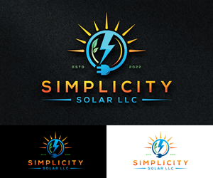 Logo Design by step forward 2 for Simplicity Solar llc | Design: #30181127
