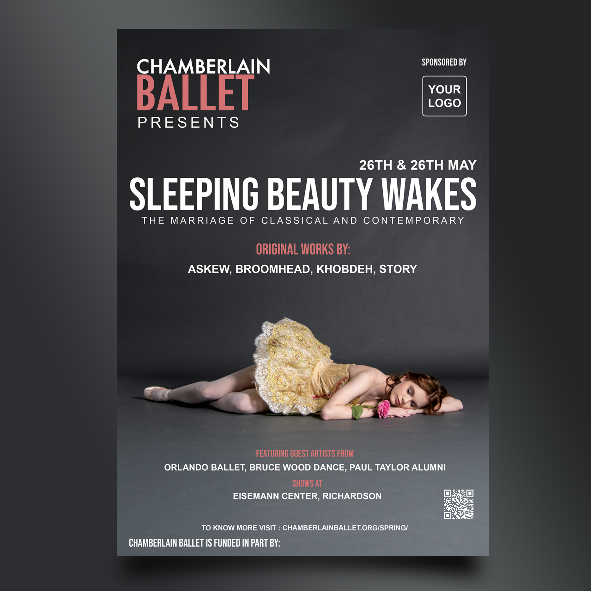 Poster Design by anitasamanta for Chamberlain Ballet | Design #30182139