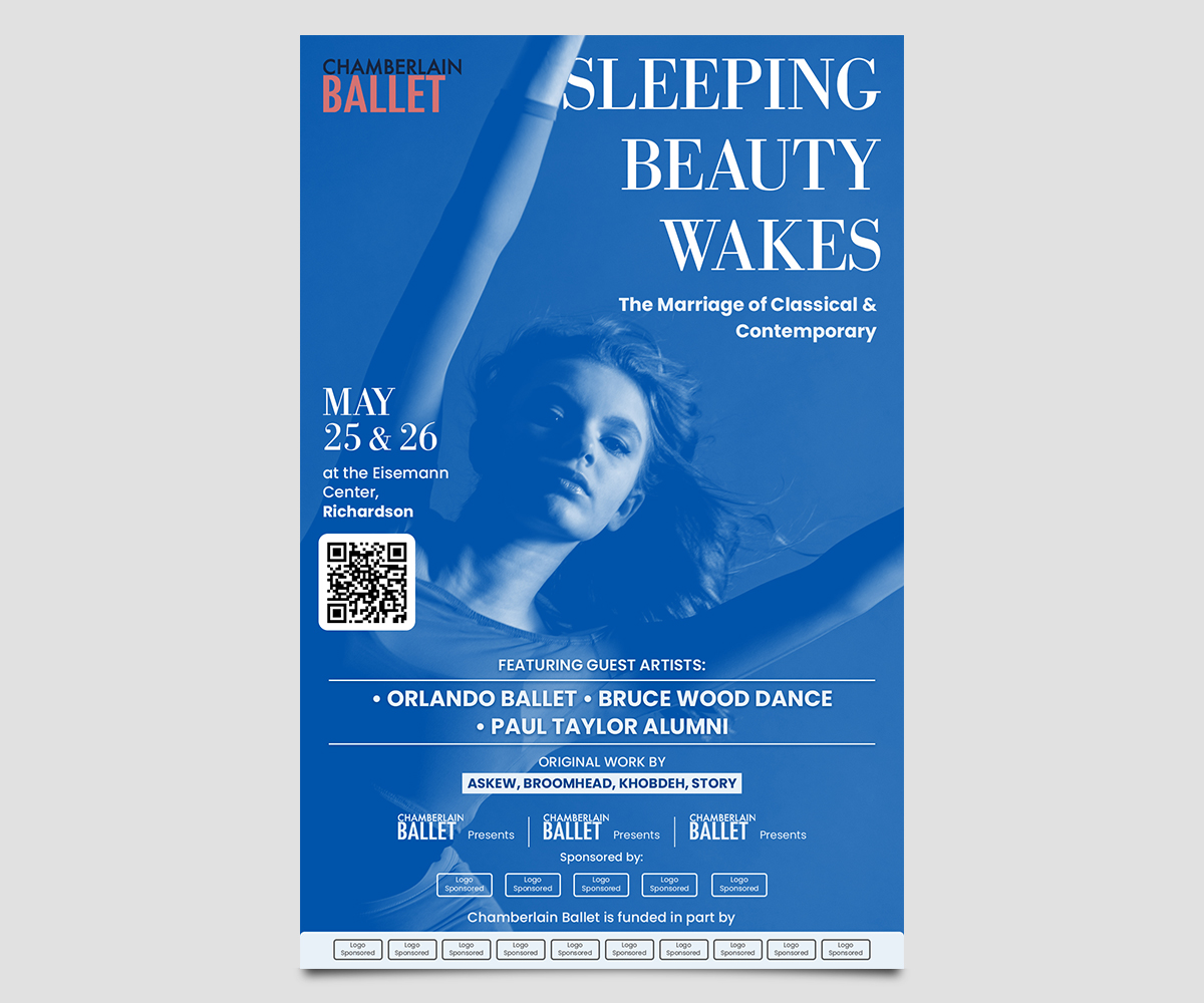 Poster Design by SKJN Creative for Chamberlain Ballet | Design #30205276