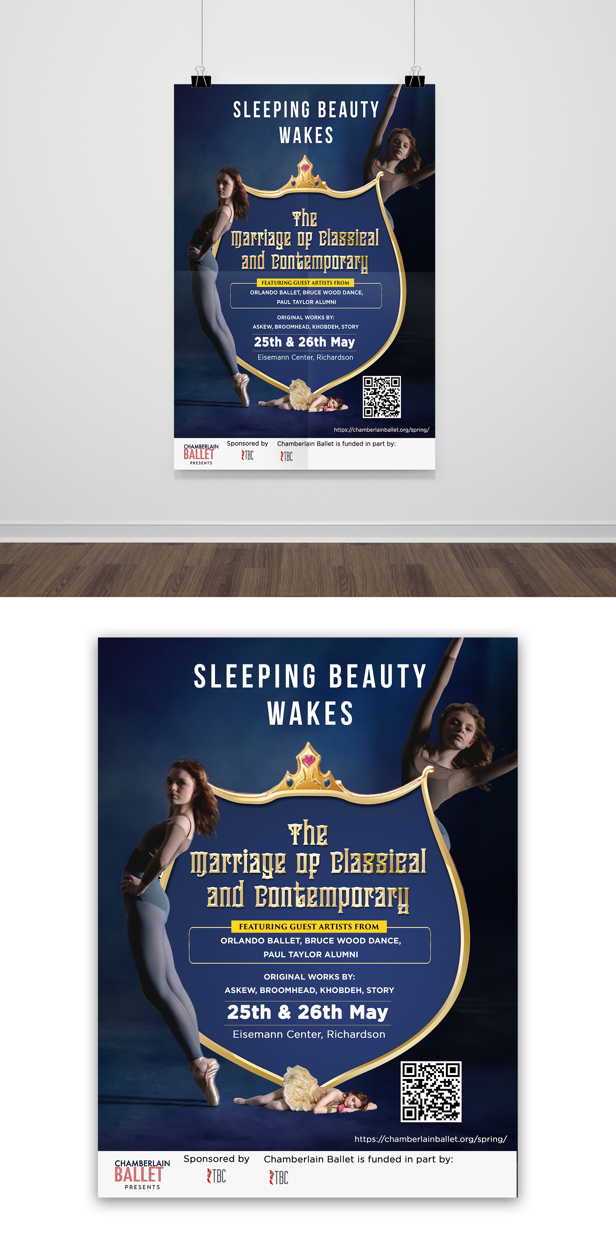 Poster Design by TAMZ for Chamberlain Ballet | Design #30182425