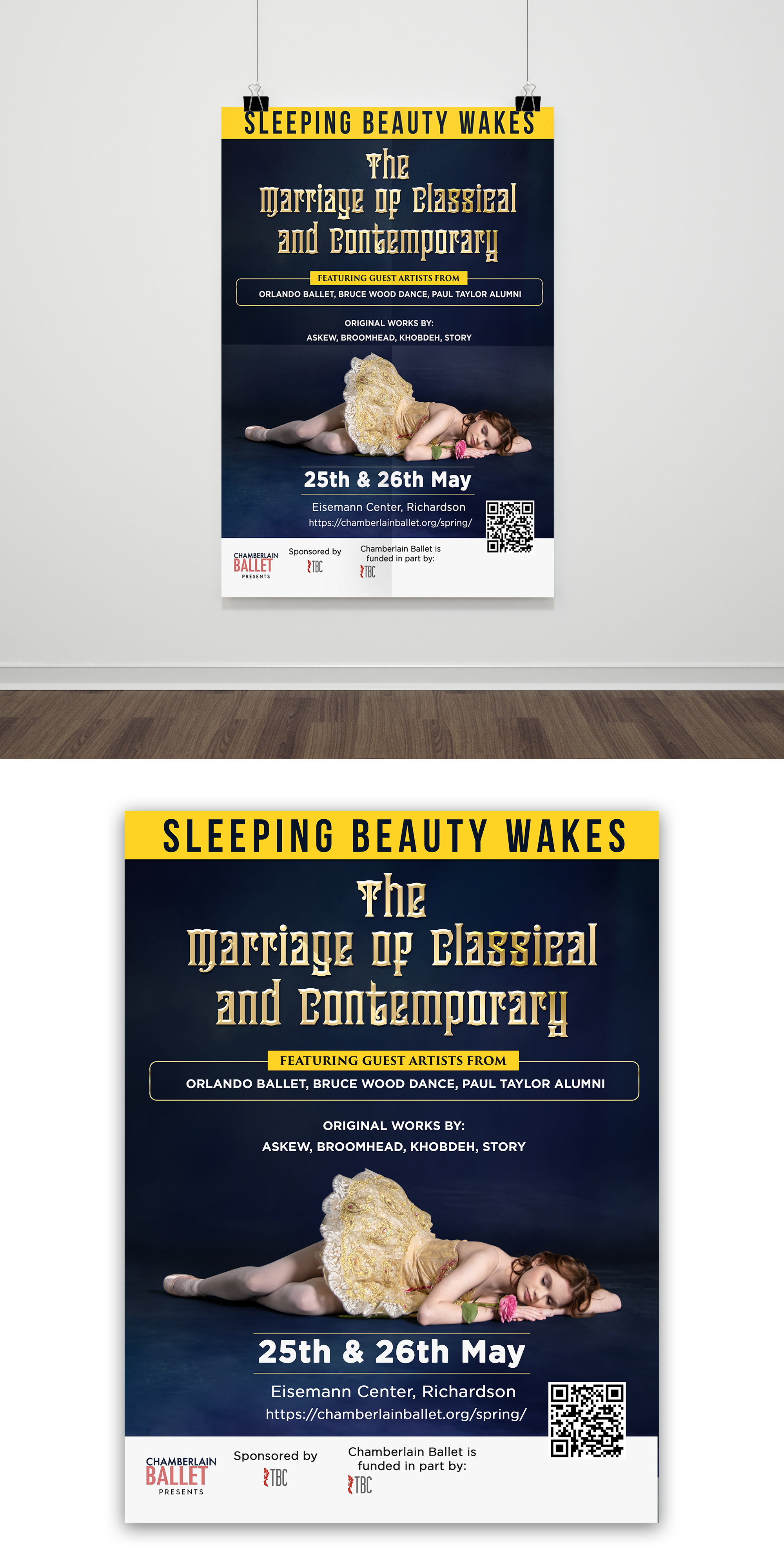 Poster Design by TAMZ for Chamberlain Ballet | Design #30182428