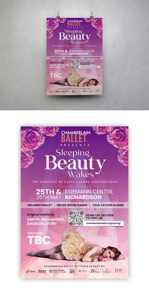 Poster Design by debdesign for Chamberlain Ballet | Design: #30182834