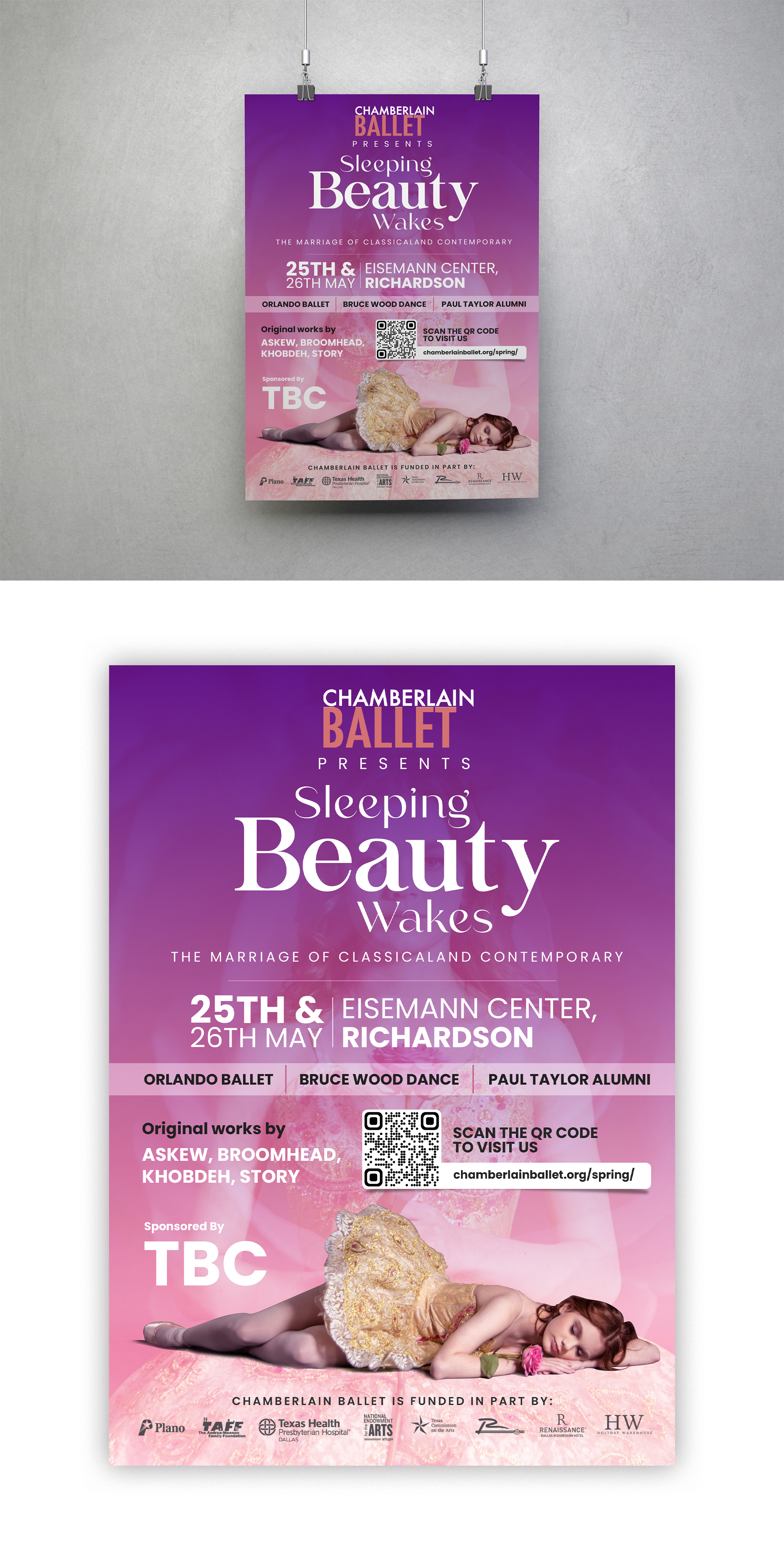 Poster Design by debdesign for Chamberlain Ballet | Design #30182835