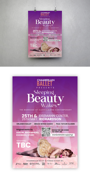 Poster Design by debdesign for Chamberlain Ballet | Design: #30182835