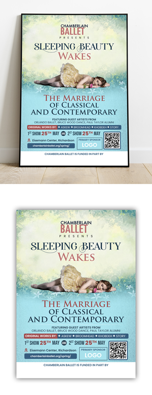 Poster Design by debdesign for Chamberlain Ballet | Design: #30184848