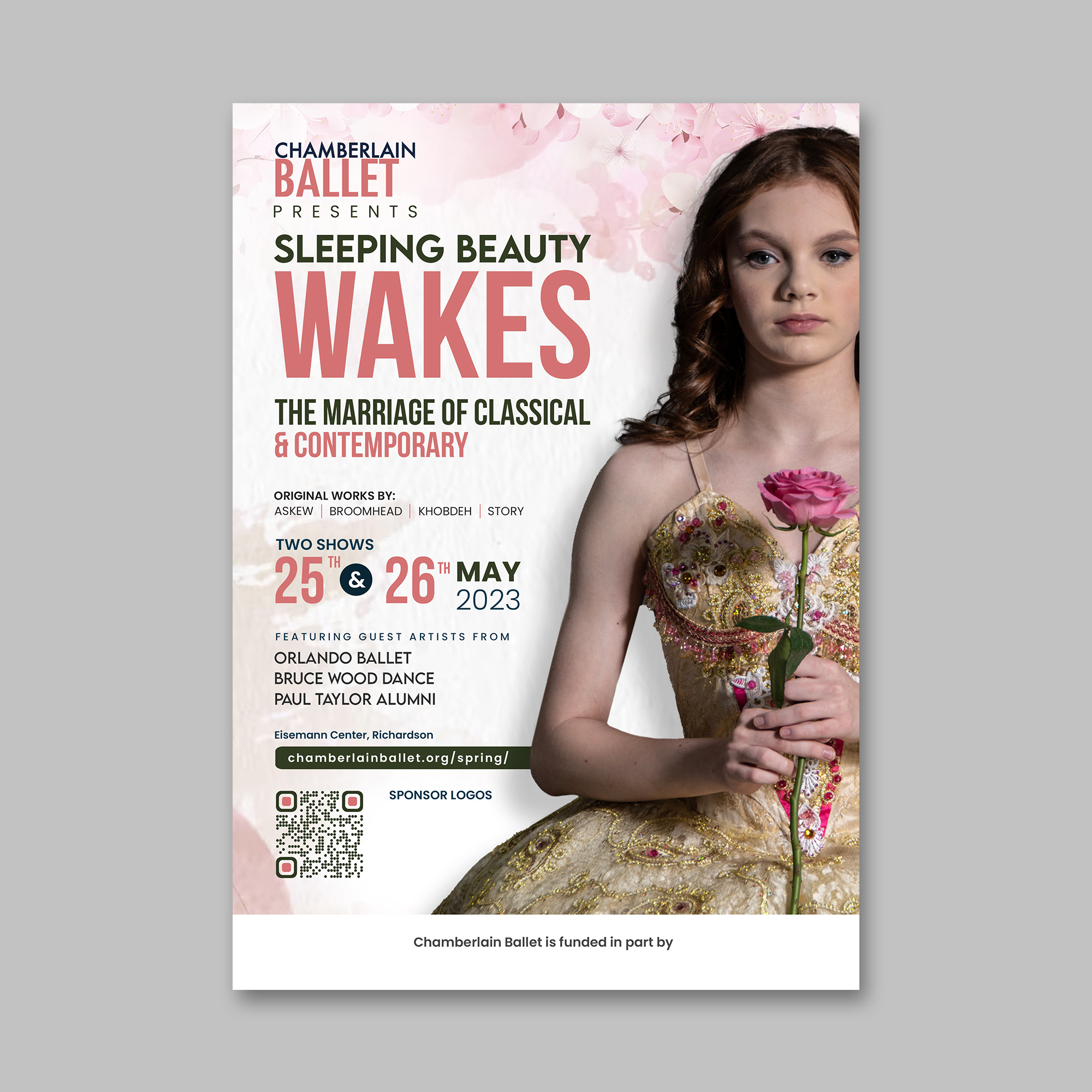 Poster Design by debdesign for Chamberlain Ballet | Design #30185517