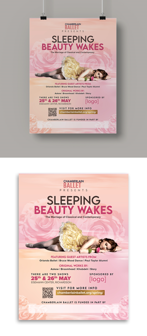 Poster Design by debdesign for Chamberlain Ballet | Design: #30186636
