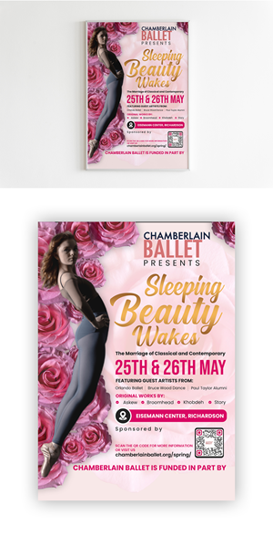 Poster Design by debdesign for Chamberlain Ballet | Design: #30188089