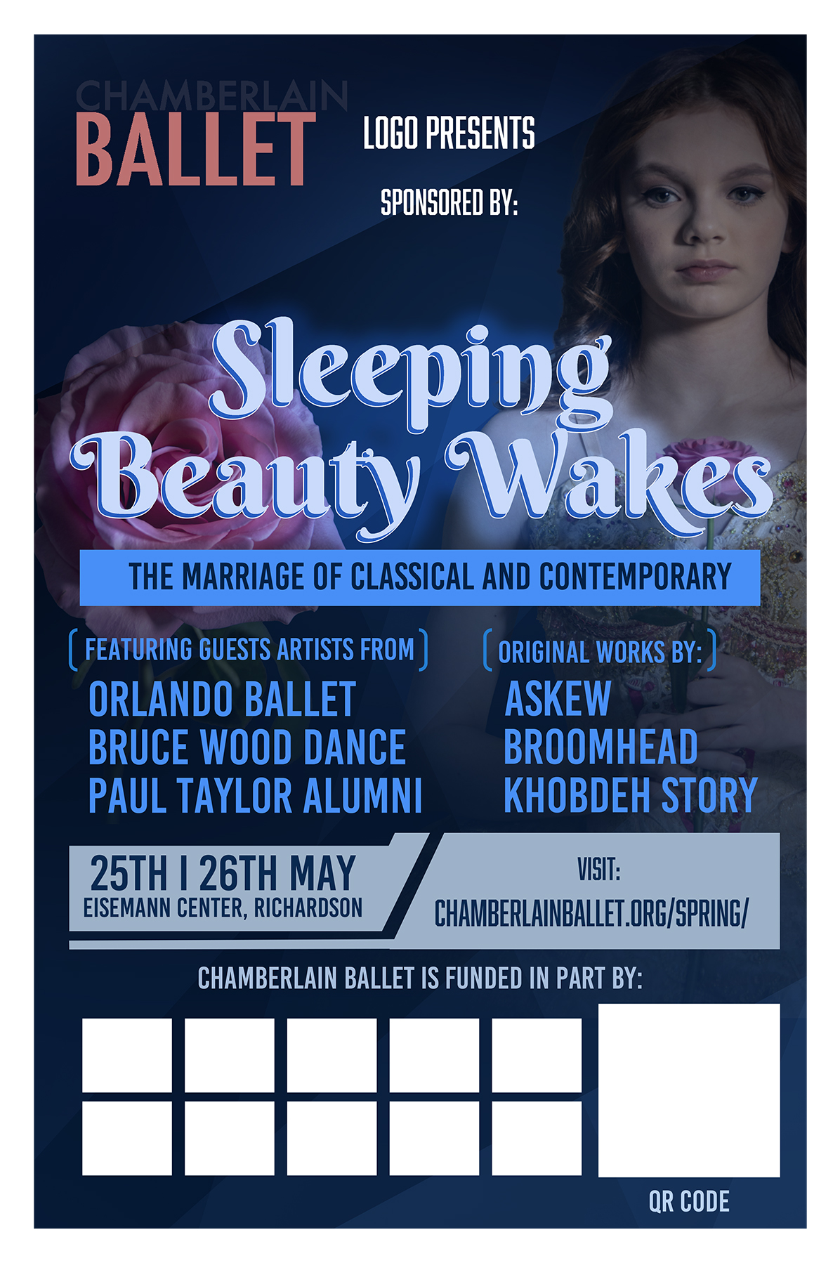 Poster Design by Black Machine Grafx for Chamberlain Ballet | Design #30207619