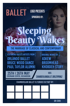 Poster Design by Black Machine Grafx for Chamberlain Ballet | Design: #30207619
