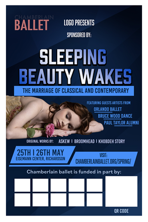Poster Design by Black Machine Grafx for Chamberlain Ballet | Design: #30213748