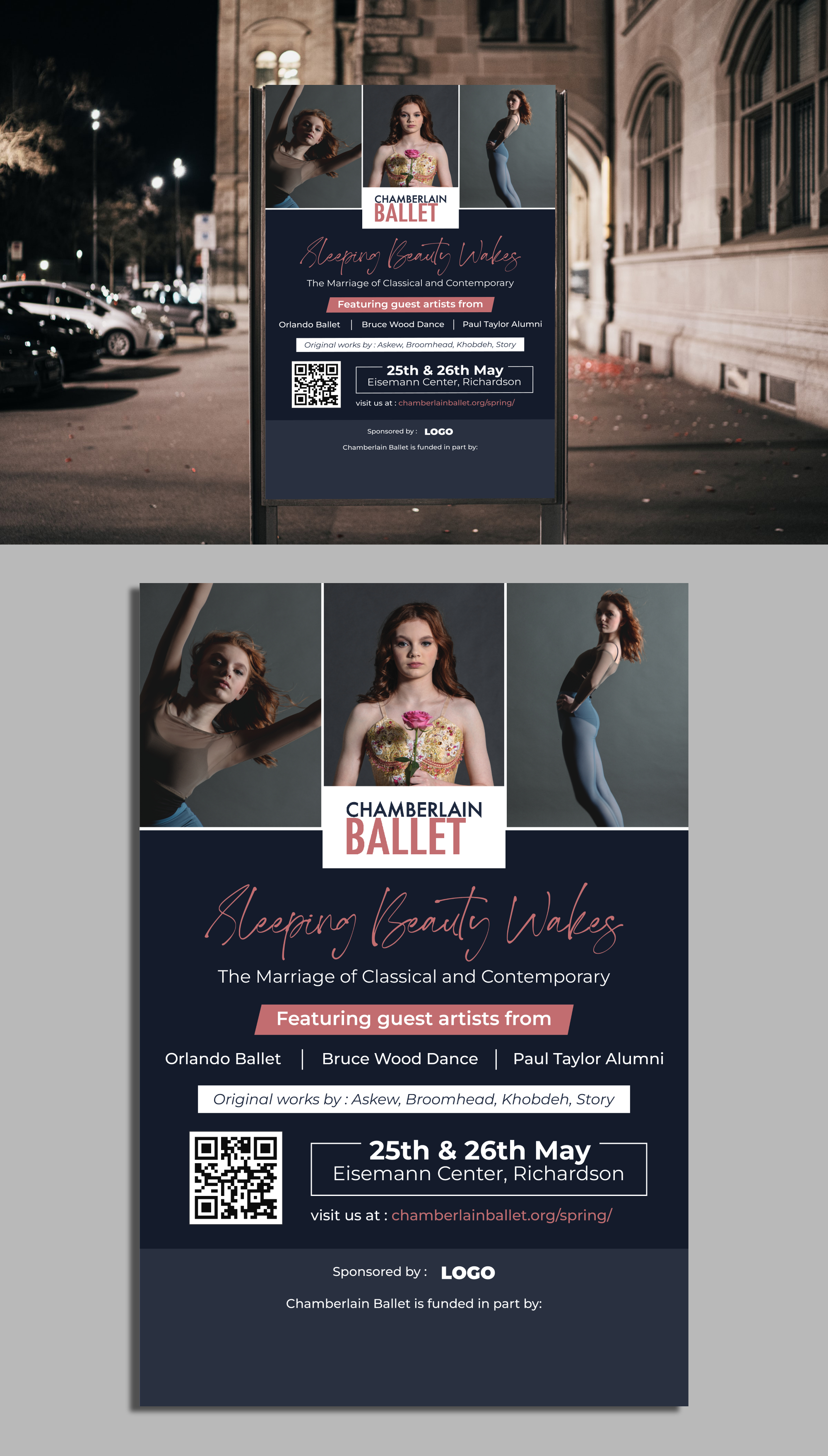 Poster Design by ecorokerz for Chamberlain Ballet | Design #30195322