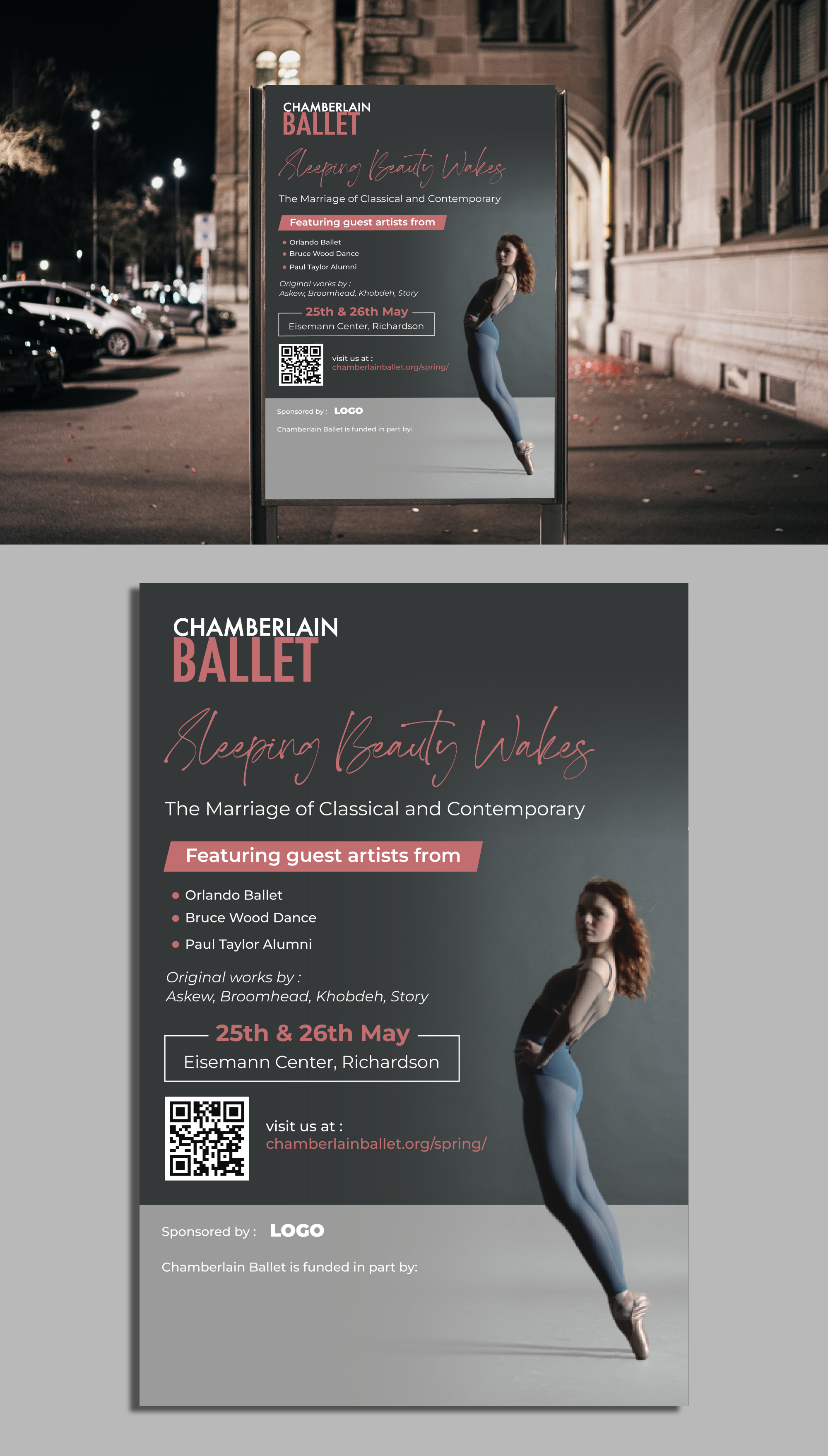 Poster Design by ecorokerz for Chamberlain Ballet | Design #30195329