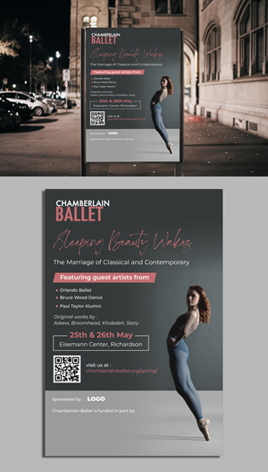 Poster Design by ecorokerz for Chamberlain Ballet | Design: #30195329